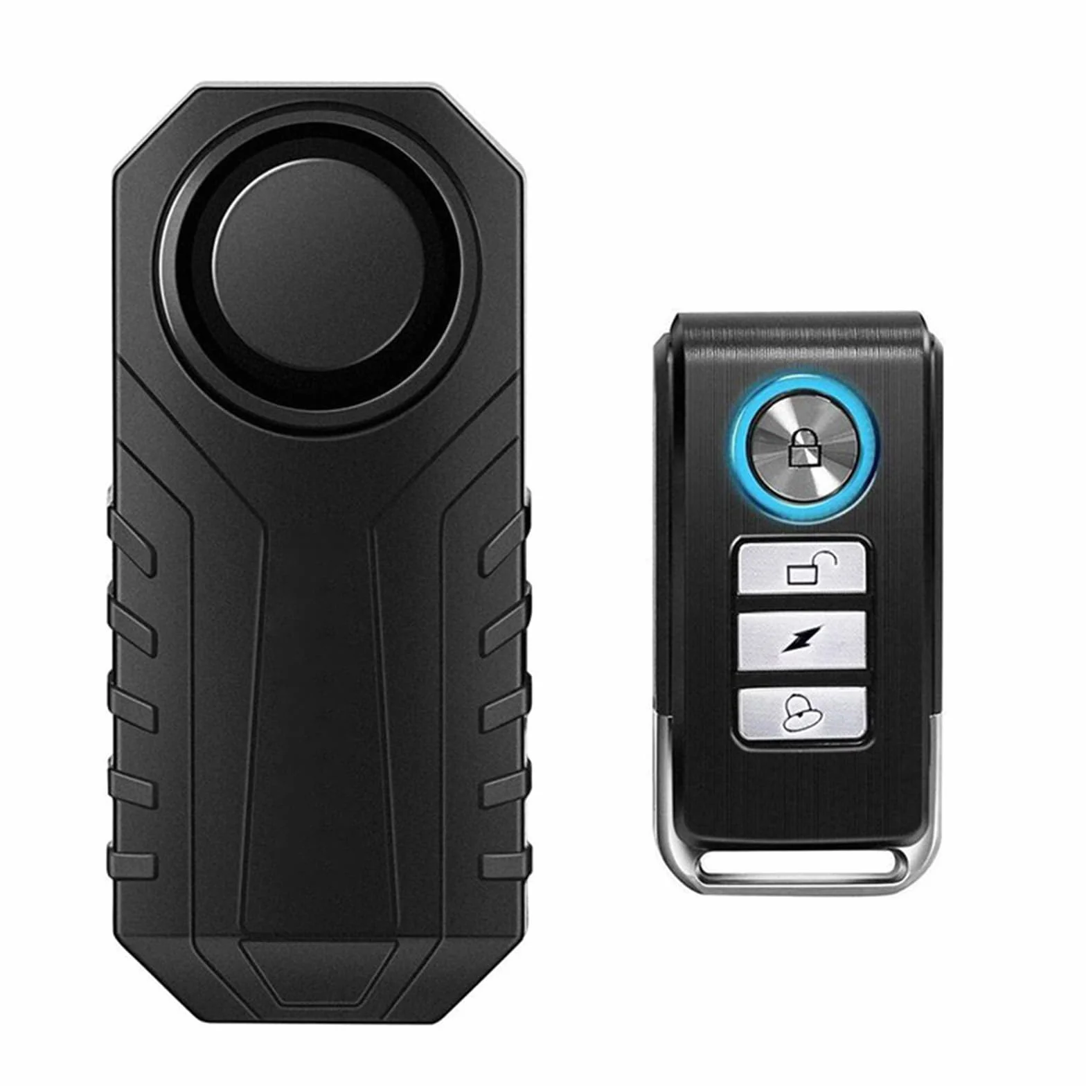 Alarma de Bicicleta Inalámbrica Seguridad Antirrobo para Ladrones Sensor de Movimiento de Vibración a Prueba de Agua con Control Remoto para Bicicleta Motocicleta Coche Scooter Vehículos