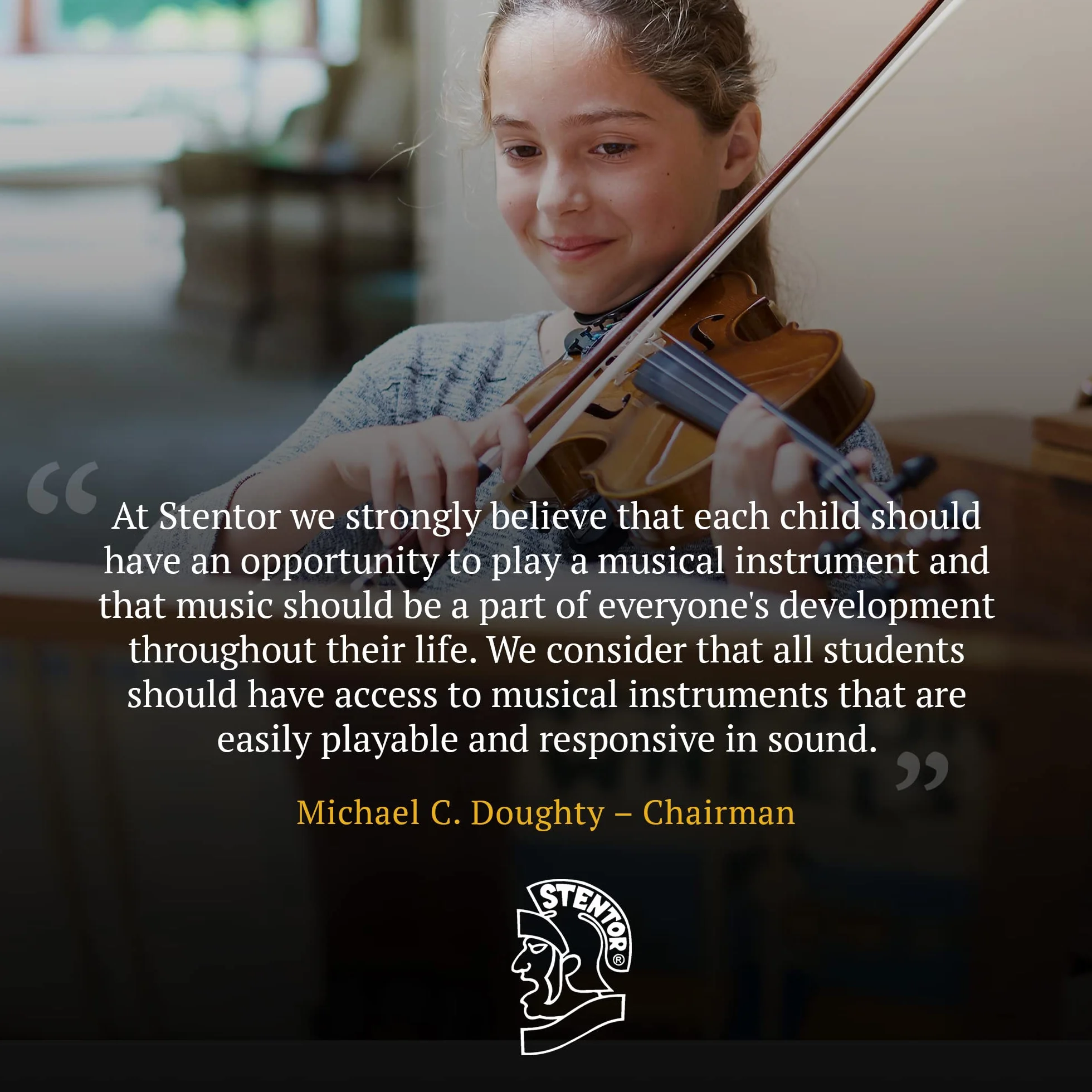 Stentor Violín estándar para estudiantes 4/4 de tamaño completo, violín para principiantes y niños mayores de 12 años con arco de madera y funda de transporte, instrumentos de cuerda de nivel de