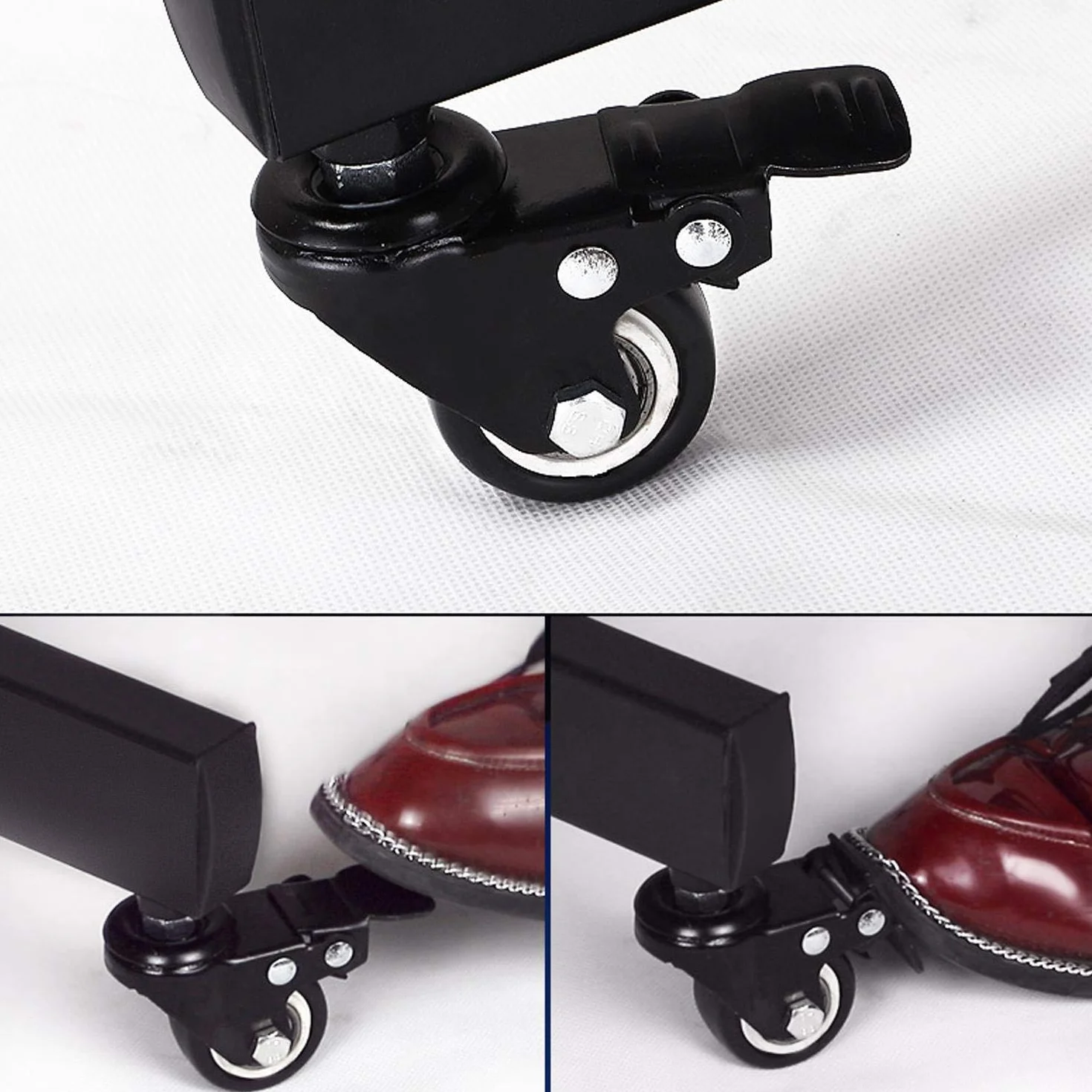 Yaheetech Soporte TV Pie Ruedas para Televisiones de 32-65 Pulgadas de Plasma/LCD/LED Altura Ajustable Soporte TV Suelo Mueble hasta 50Kg Máx VESA 600x400mm