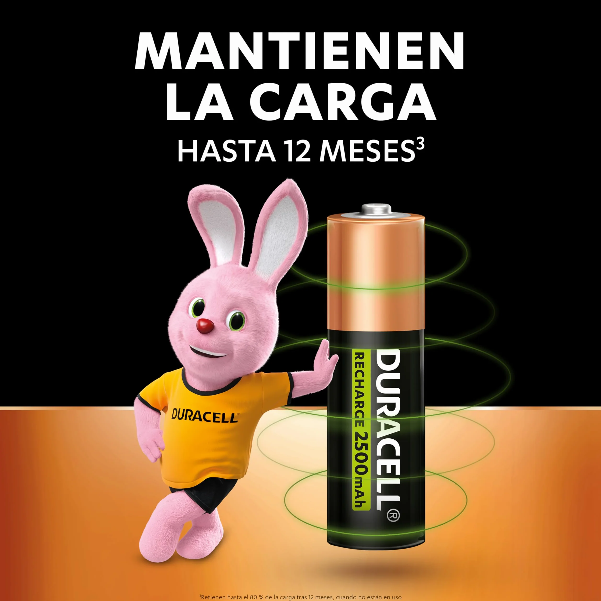 Duracell pilas recargables AA 2500 mAh NiMH Paquete de 4