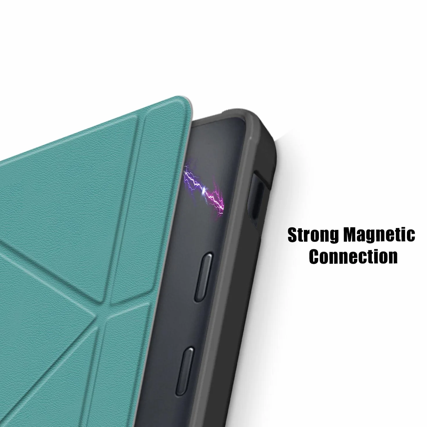 Funda TPU para Kobo Libra Colour/Libra 2/Tolino Vision Color/Vision 6 eReader 7 Pulgadas, Soporte Plegable, Verde