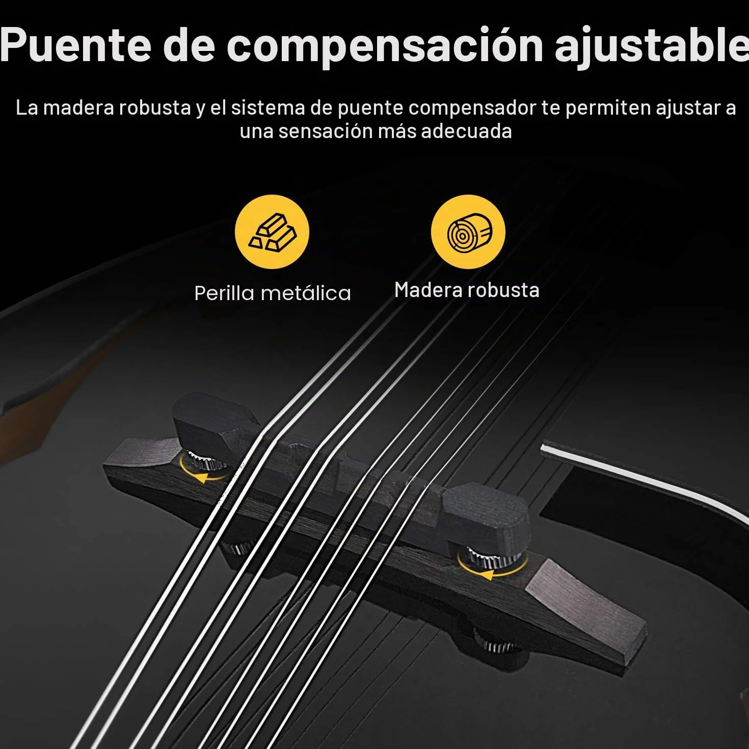 Donner Mandolina Instrumento en Caoba Mandolina Musical 8 Cuerdas Estilo A Set Mandolinas Tradicional con Afinador Cuerdas Funda y Púas (Negro, DML-100B)