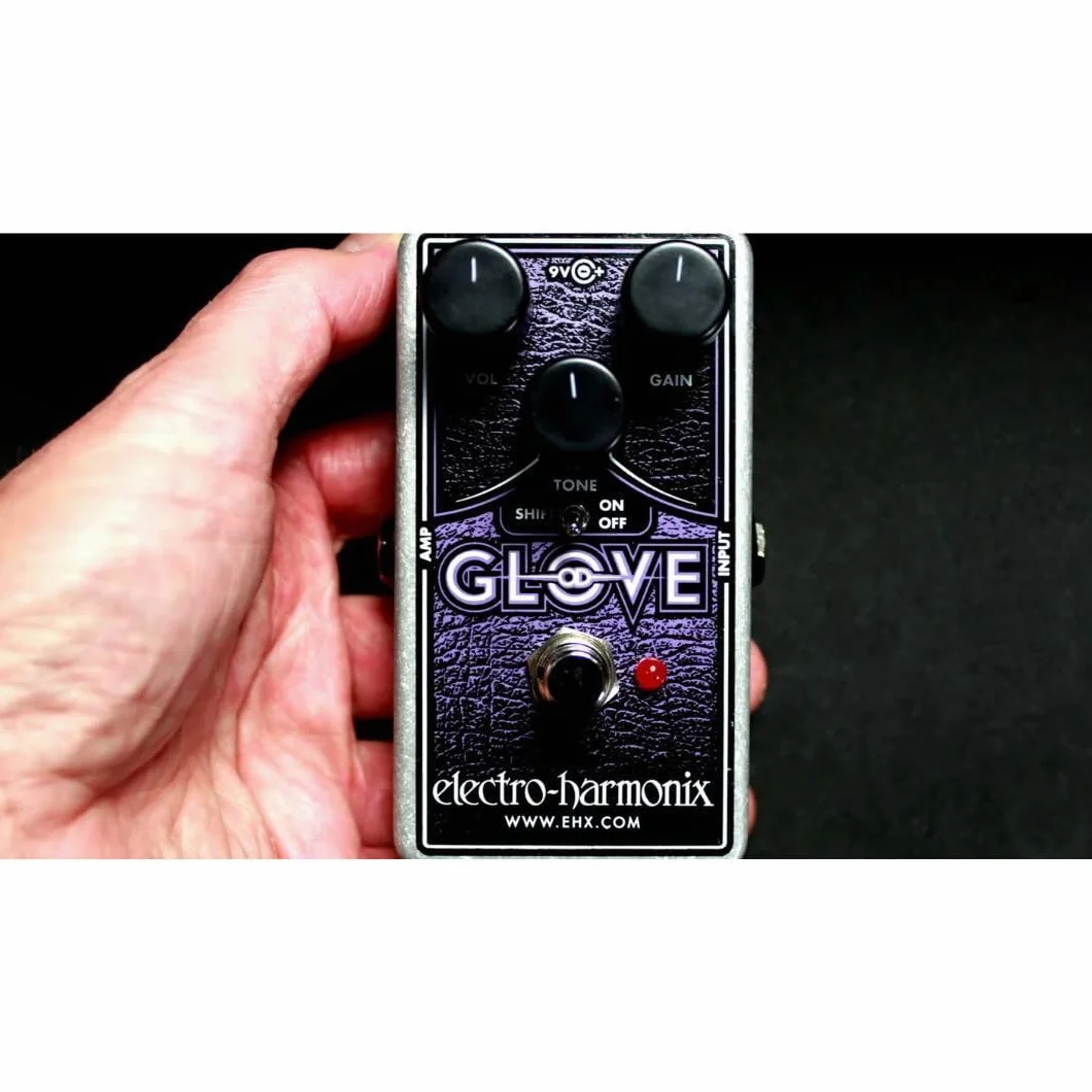 electro-harmonix ODGLOVE - Pedal de distorsión para guitarra, color plateado