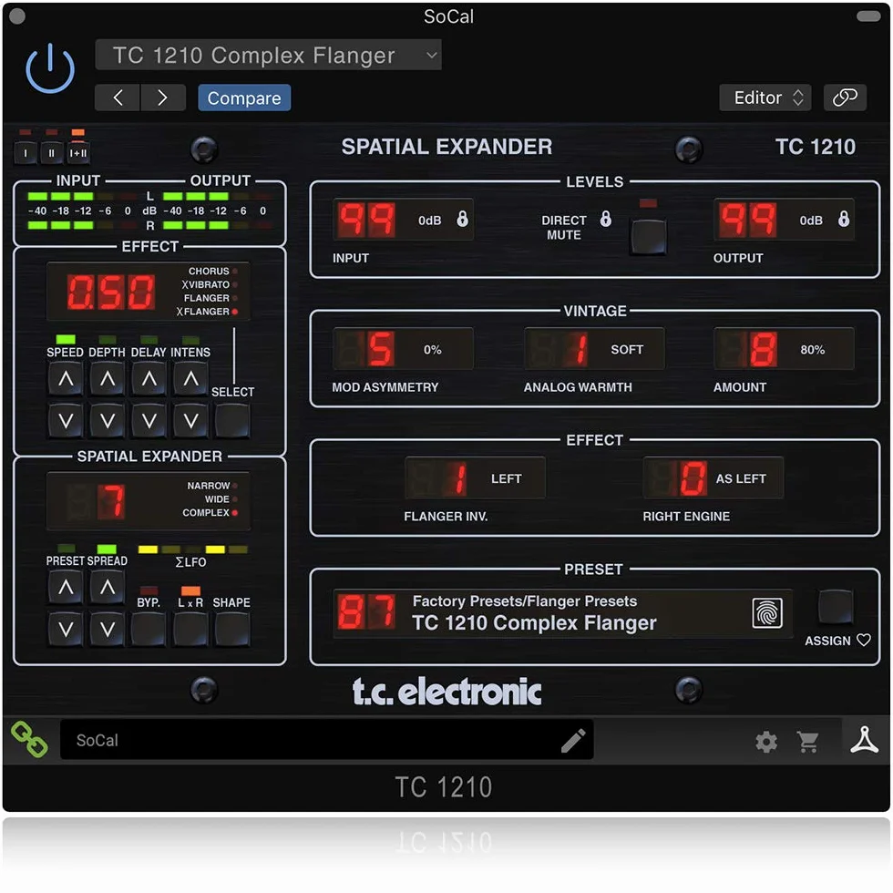TC Electronic TC1210-DT Complemento expansor espacial único con controlador de hardware dedicado