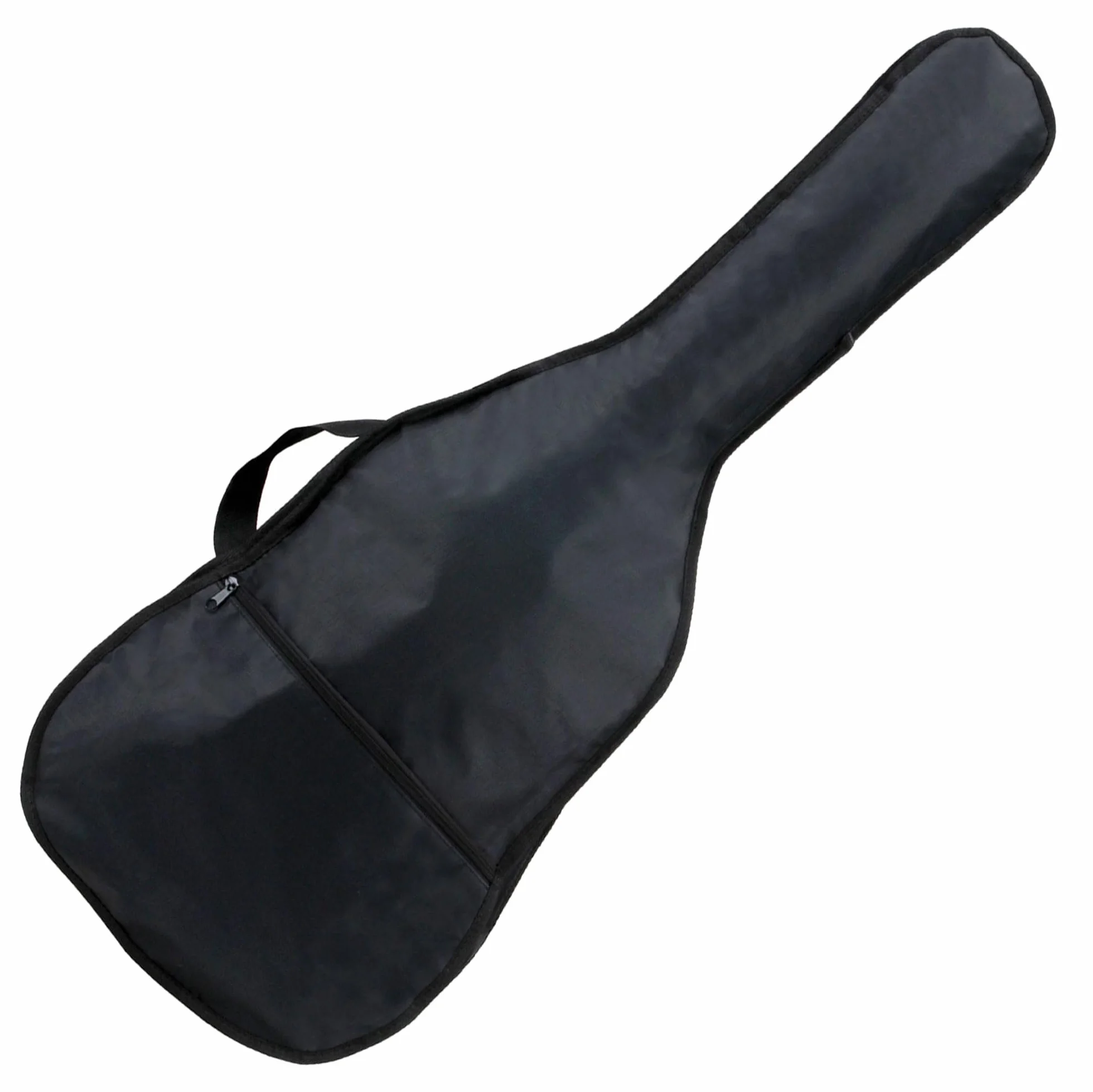 Classic Cantabile WS-10BK-LE Guitarra Western zurda Starter-Set (Dreadnought, 6 cuerdas, 20 trastes) incluye accesorios, funda, cuaderno, cuerdas y púas, color negro.