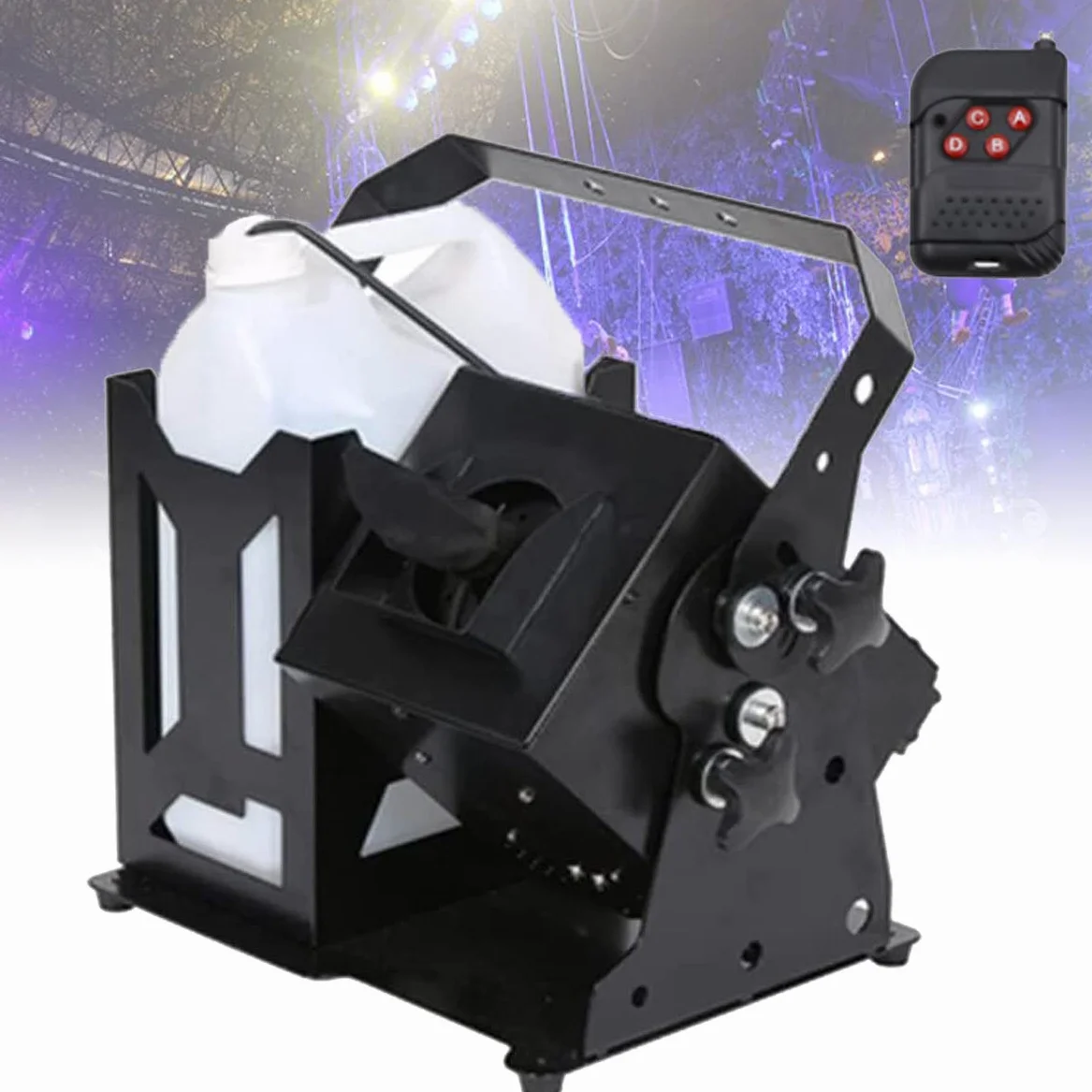 Máquina de Nieve oscilante de 180°, máquina de Nieve de Escenario Grande, Efecto ventisca de Nieve, Adecuada para Efectos de Escenario, Fiestas, Navidad (1500w)