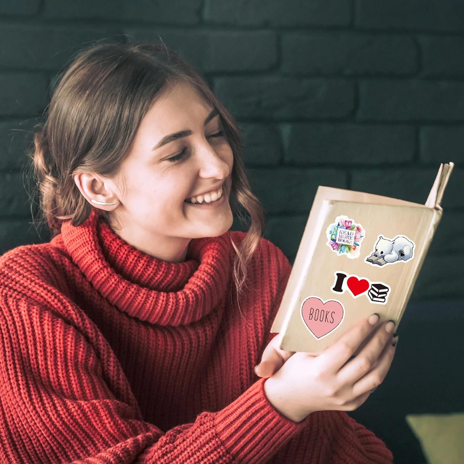 Hebterrka 150 pegatinas impermeables para libros Kindle adultos ordenadores portátiles teléfonos