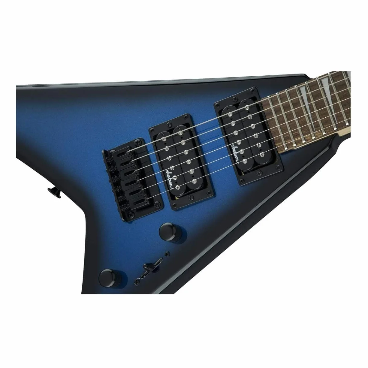 Jackson JS Series RR Minion JS1X Electric Guitar, Amaranth Fingerboard, Metallic Blue Burst