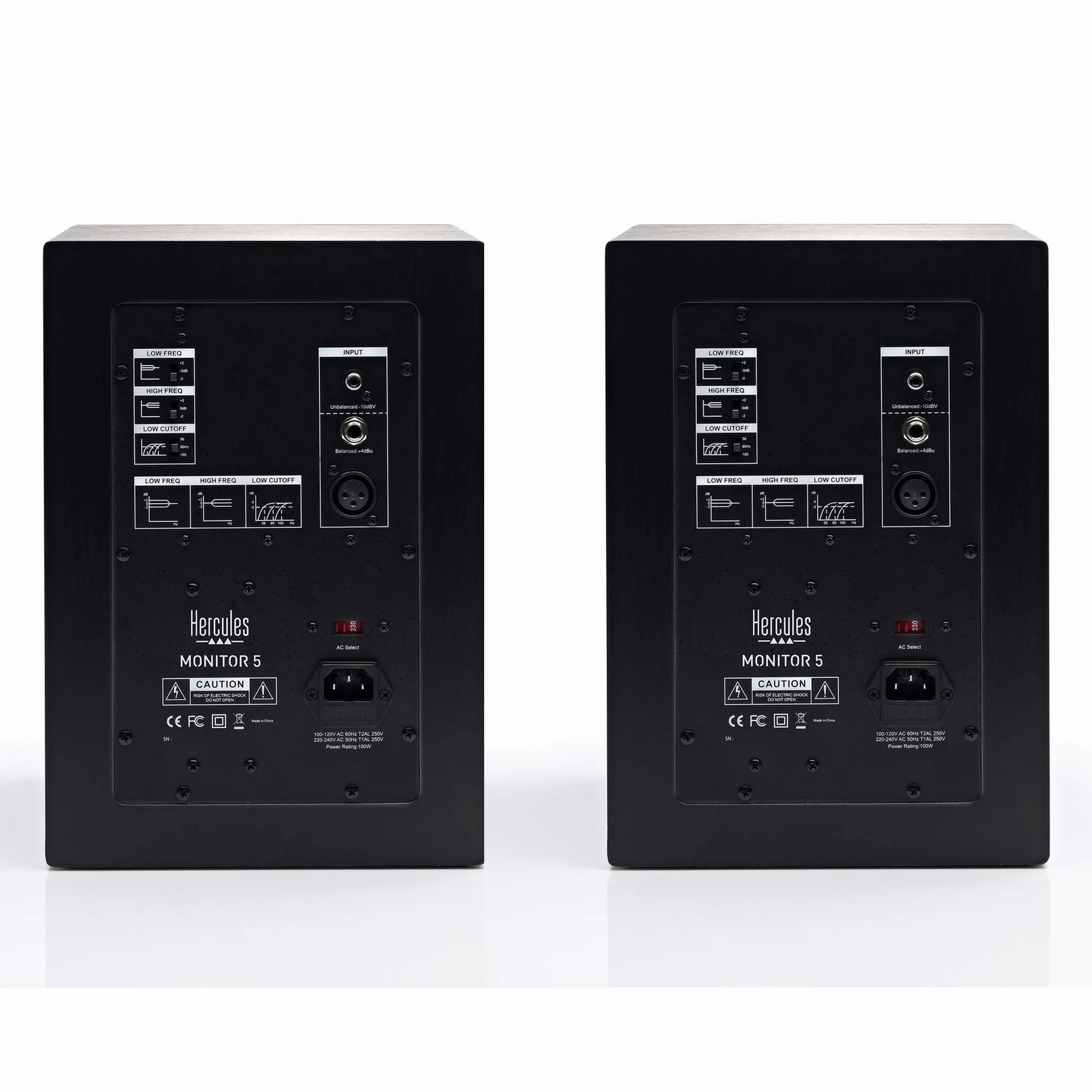 Hercules Monitor 5 - Monitores de audio activos 2 x 80 watts RMS