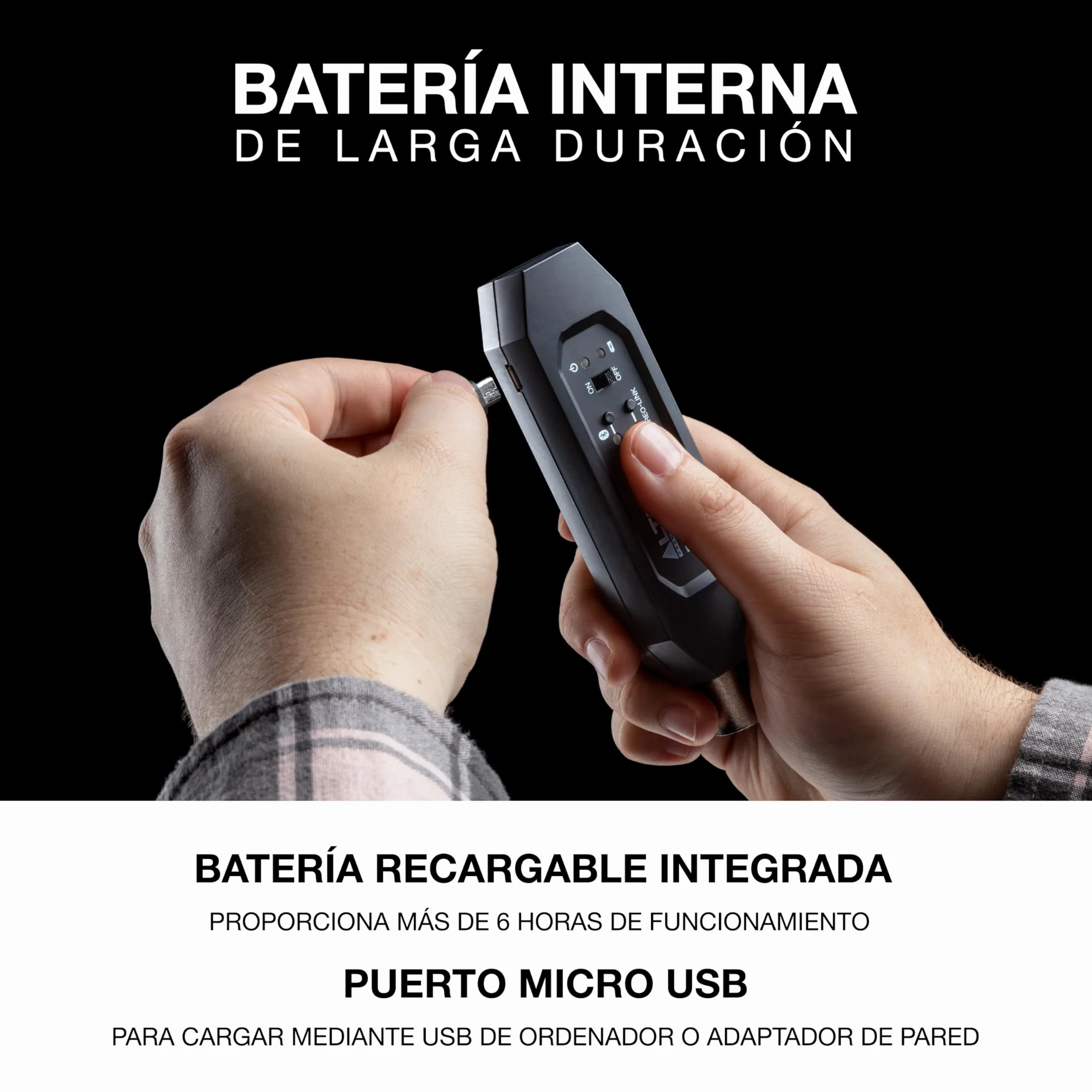ALTO Bluetooth Total 2 Receptor Bluetooth Recargable con XLR para Mesa de Mezclas y Equipos de Sonido