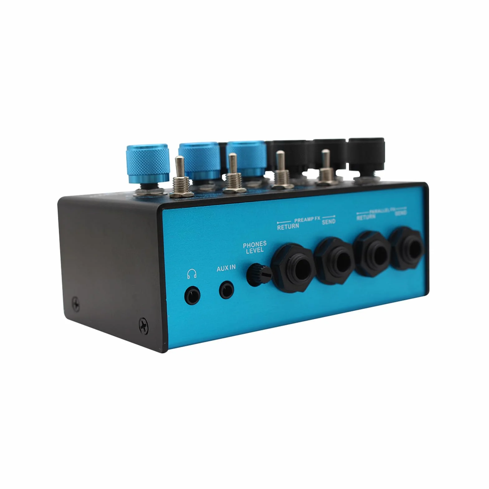 Pedal Multiefectos para bajo, Procesador Multiefectos Profesional, Pedales de bajo con Preamplificador, Ecualizador de 3 Bandas, Cadena de Señal Paralela, Bucles de Efectos, Simulador de