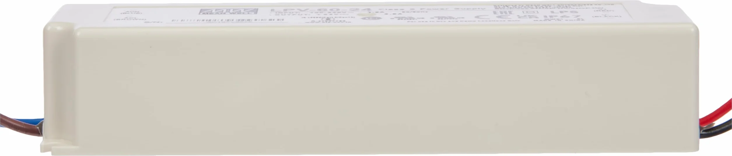 LED Fuente de alimentación 60W 24V 2,5A ; MW MEAN WELL, LPV-60-24