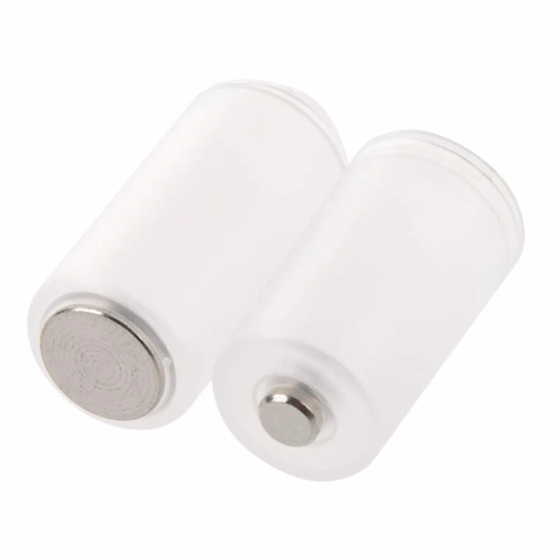 Junguluy 4 unidades AAA a AA batería convertidor adaptador cilíndrico caja titular