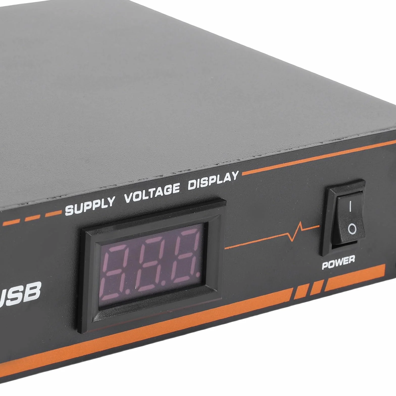 Sxhlseller Acondicionador de Energía de 10 Enchufes, Secuenciador de Energía con Pantalla de Alta Definición, Puerto USB con Interruptor Independiente para Escenario, Estudio, Cine en Casa (EU)
