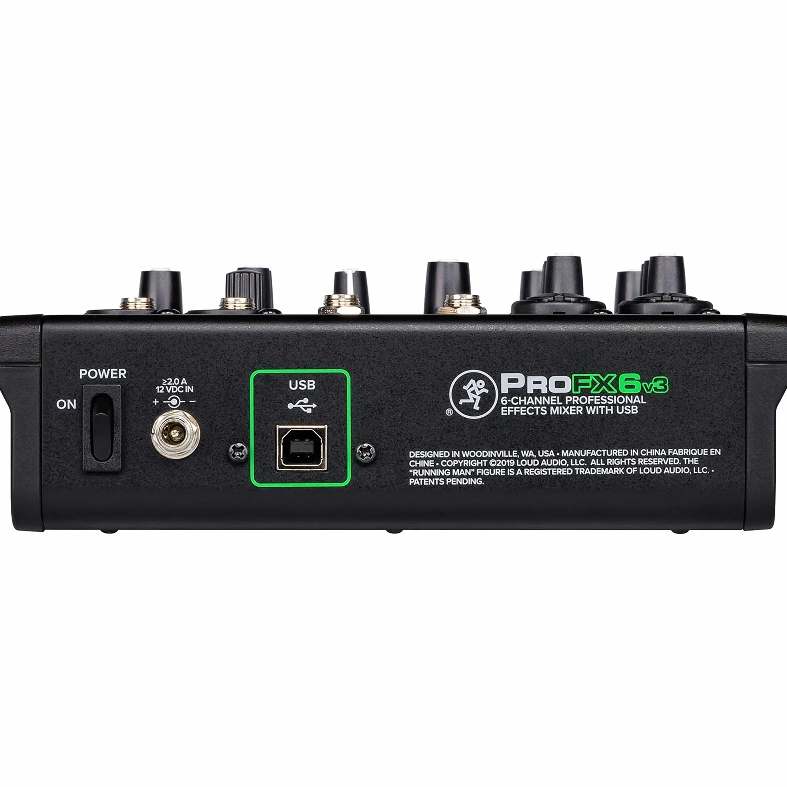 MACKIE ProFX6v3 mezclador analógico de 6 canales con los legendarios previos de micro Onyx, efectos e interfaz de audio USB de 24 bits/192 kHz (2x4 canales)