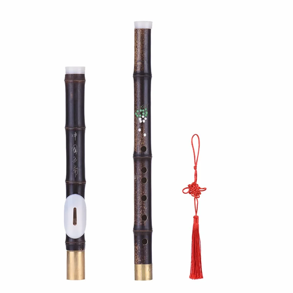 Tubo de flauta transversal Bawu Ba Wu de bambú natural desmontable en llave G para principiantes amantes de la música como regalo