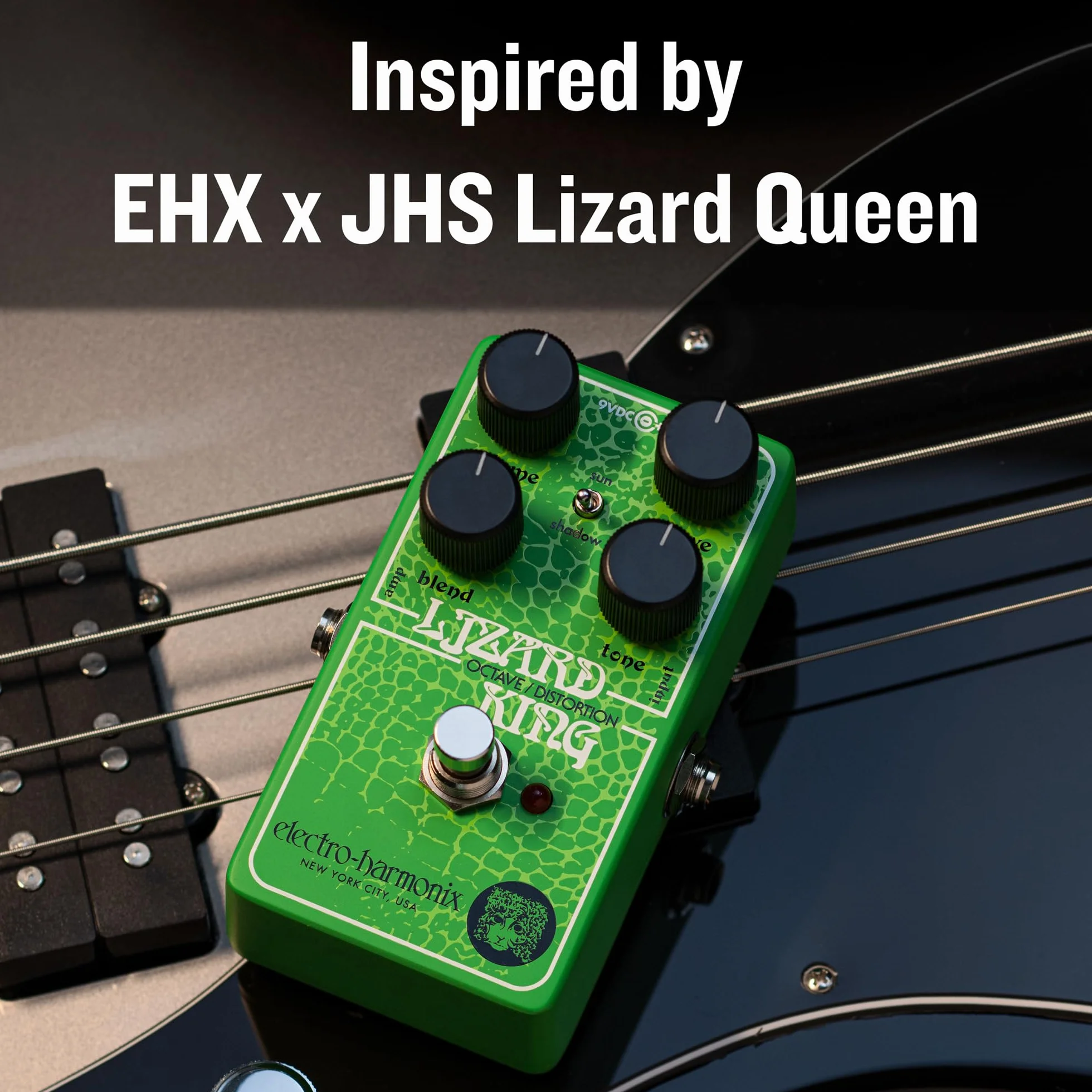 Electro-Harmonix Lizard King Bass Octava Fuzz Pedal