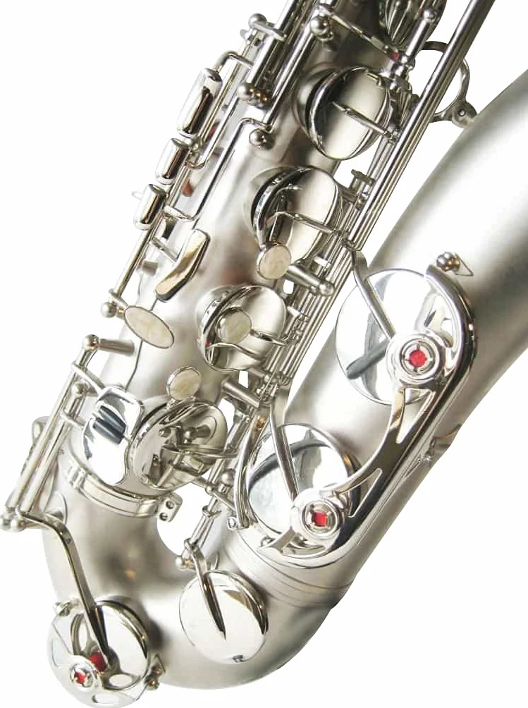 Symphony WESTERWALD - Saxofón tenor, saxofón tenor, níquel mate, incluye estuche rígido y accesorios