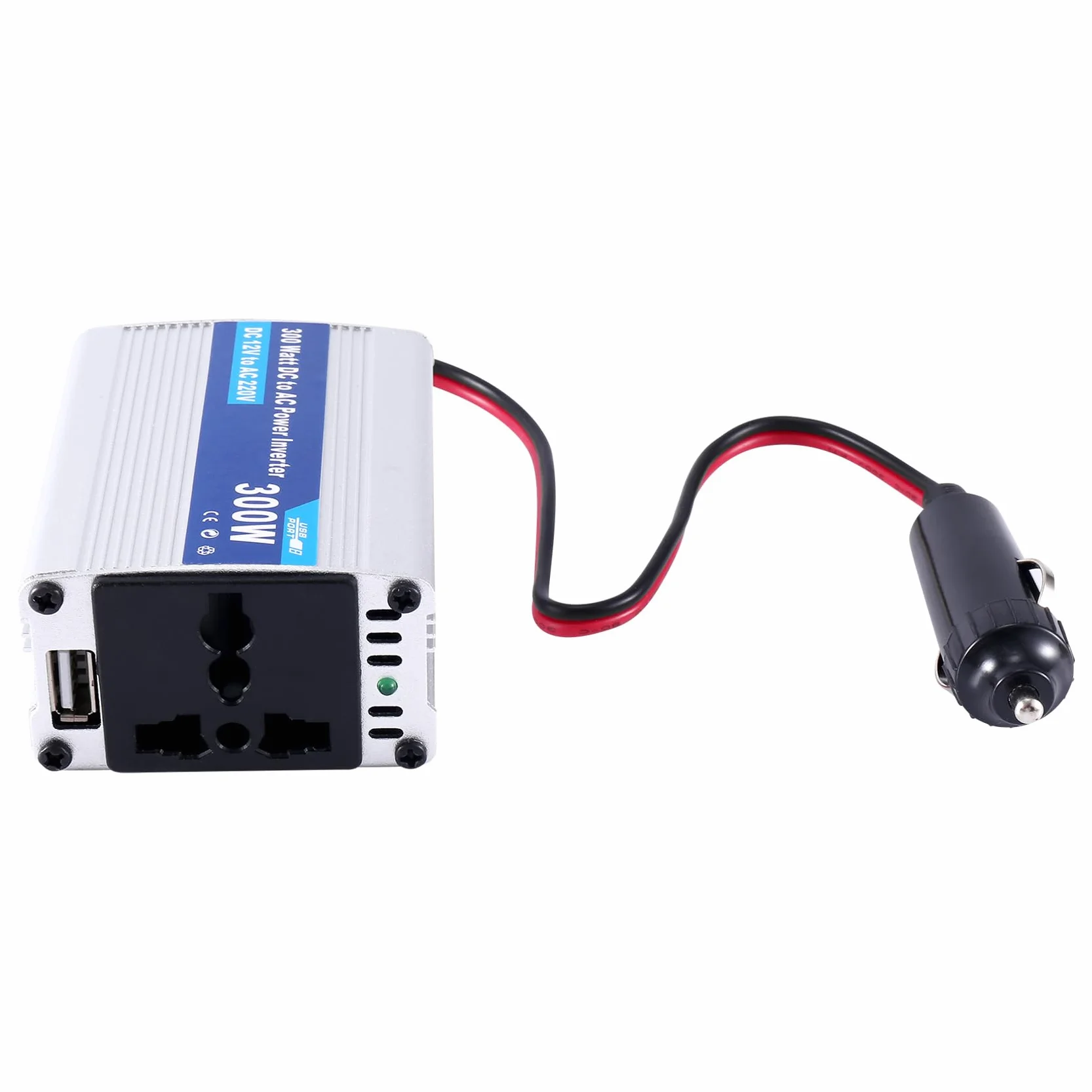 Convertidor inversor de Corriente para Coche 300W Inversor 12 V 220 V Convertidor de Voltaje 12V una 220V Inversor 12V 220V Convertidor