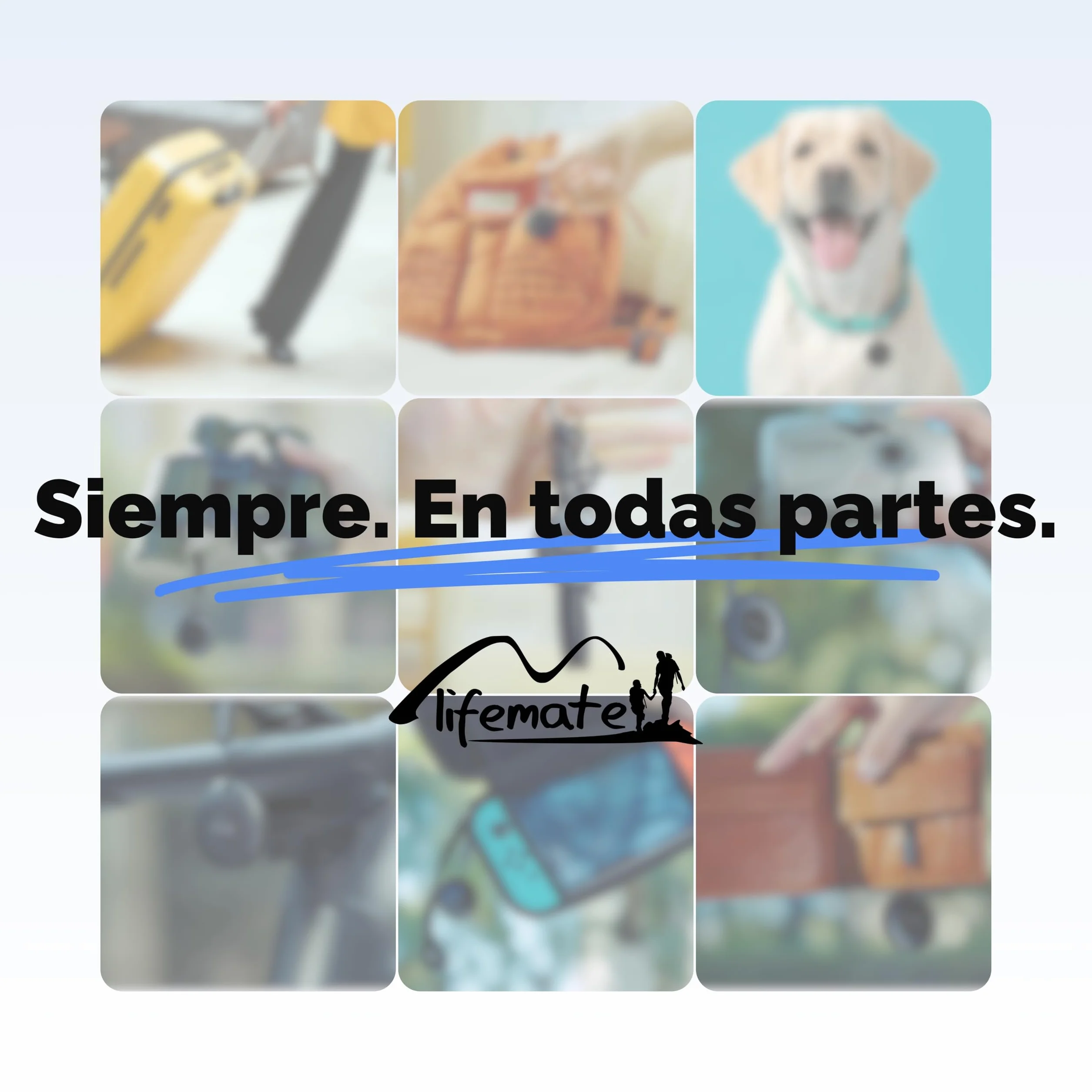 Lifemate Life Tag 2-Pack para Apple Localizador de Objetos con Red Buscar, Resistente al Agua IP67, Batería Larga Duración, Fácil Configuración de Llaves, Mochilas y Carteras