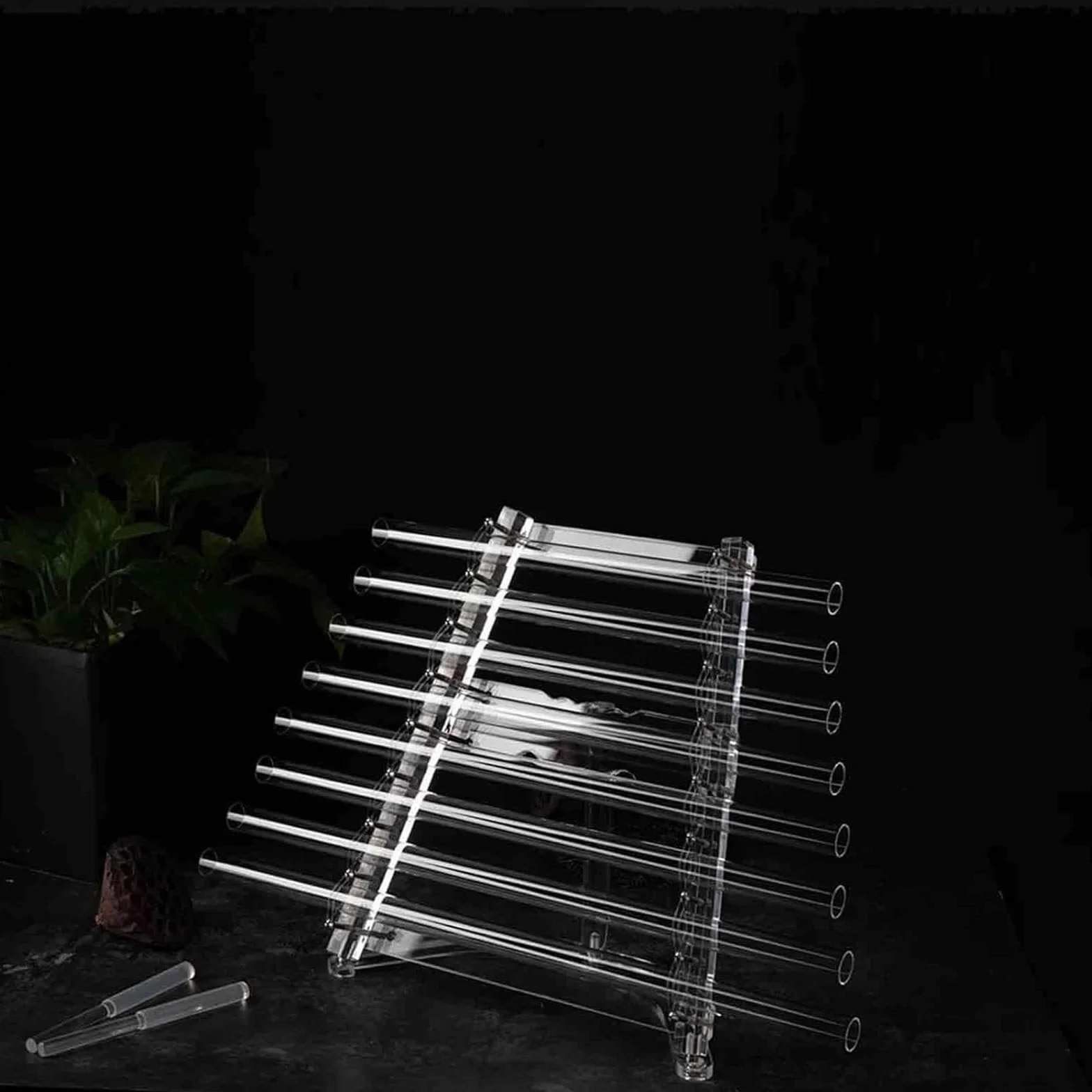 Arpa Cristal Cuarzo con Diseño 432 Hz para Terapia Sonido,Arpa De Cristal Cuarzo 8 Notas 432 Hz con Patrón Flor Vida,con 8 Notas Y Caja Aleación Alúmina,para Baño De Sonido Y Meditación 432hz