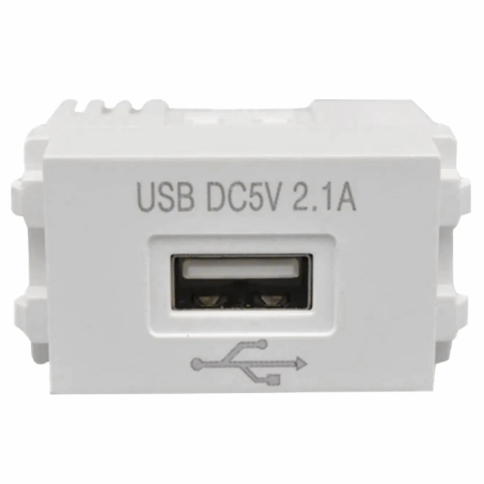 Panel de Carga para teléfono móvil, 220 V, Transformador de 5 V, 2,1 A, Enchufe de Carga USB, Adaptador de conmutación, 1 Unidad