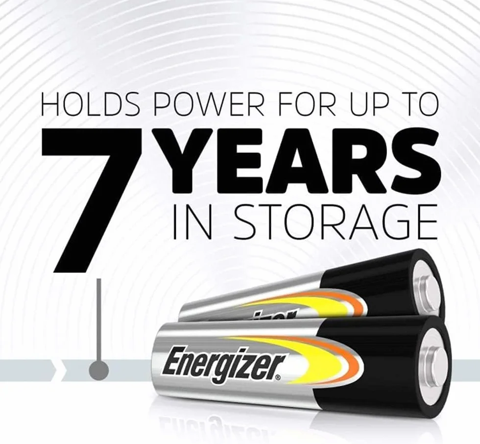 Energizer - Alkaline Power, Pack de 20 Pilas AA 1,5V, Larga duración para Uso Cotidiano, sin sulfataciones y con hasta 10 años de Vida útil