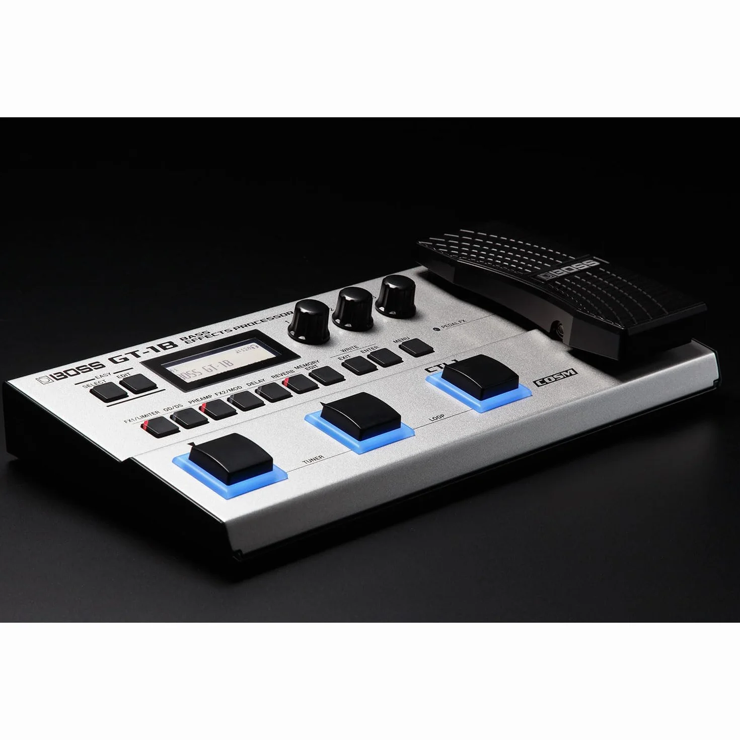 Boss GT-1B - Dispositivo móvil de efectos múltiples para bajos y cable jack keepdrum
