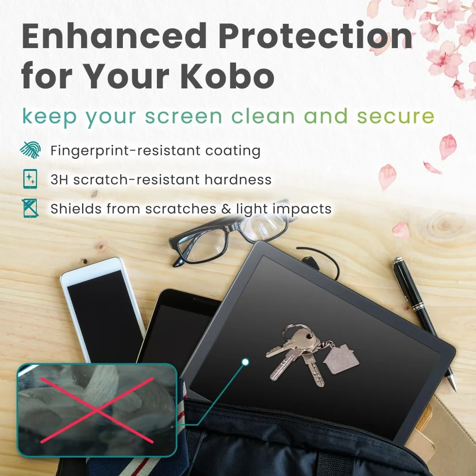 BELLEMOND Papel Mate Protectores de Pantalla para Kobo Clara Colour/Clara BW (2024) / Clara 2E (2022) 6 Pulgadas PET Antirreflejos