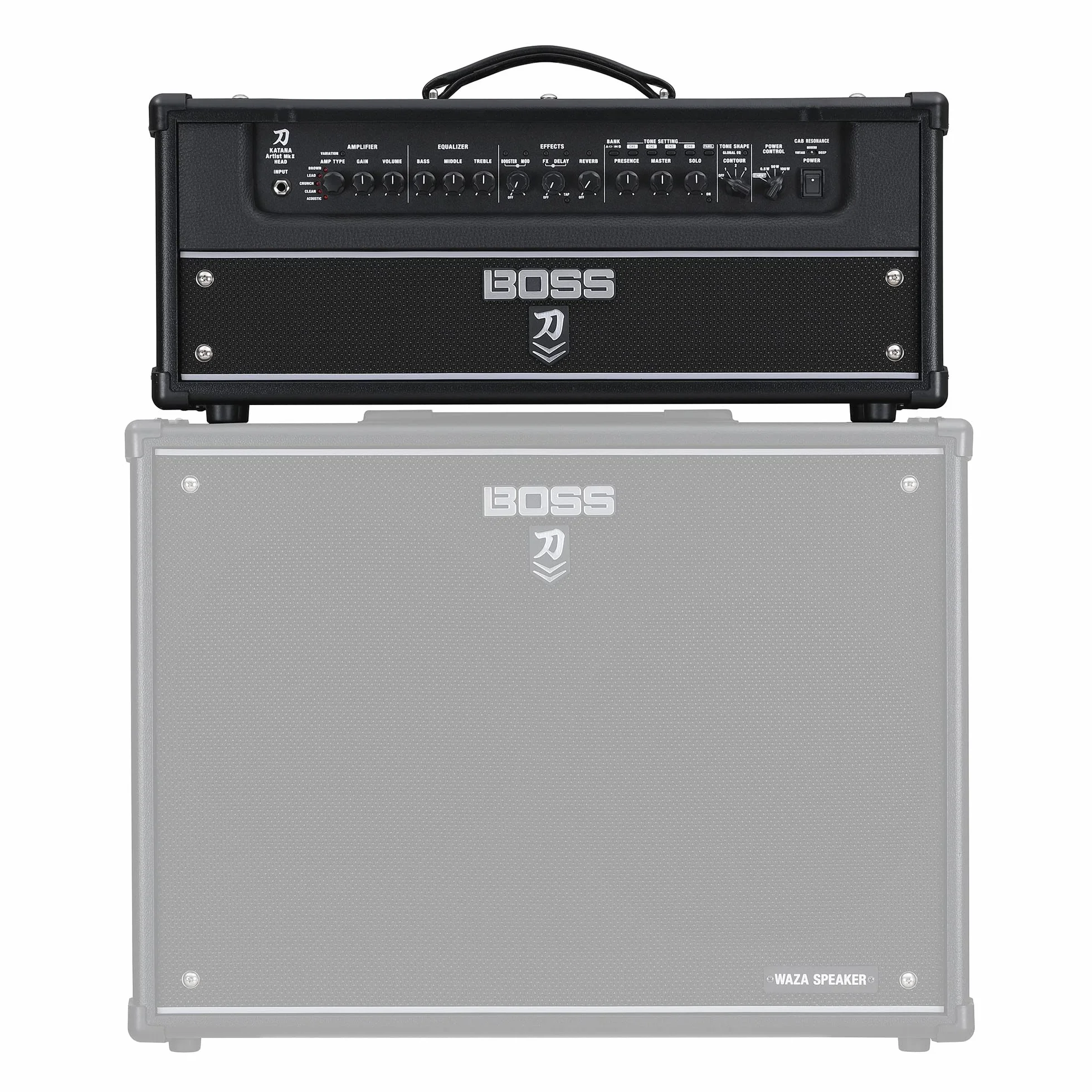 Amplificador de Guitarra BOSS Katana-Artist MkII Head | Cabezal de Amplificador de 100 vatios con Sonido prémium y exclusivas Herramientas para modelar el Sonido | Configuraciones Personalizadas