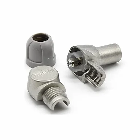 CABLEPELADO Conector CEI Macho | Conector CEI acodado blindado Macho para Cable coaxial | Apto para Cables coaxiales de 6,8mm | Macho