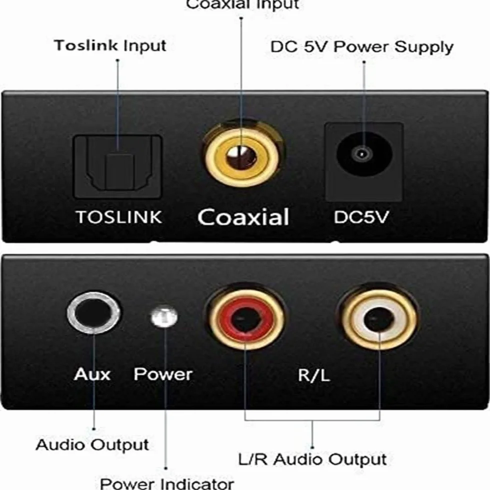 Dac Convertidor Digital a Analógico Hifi Zen Mqa Dac Usb Adaptador Fx Audio óptico Toslink Coaxial RCA L/r Digital Rme Soporte Pcm/lpcm Para HDTV Ps3 Ps4 Xbox HDTV DVD Blu-ray Amplificador Av