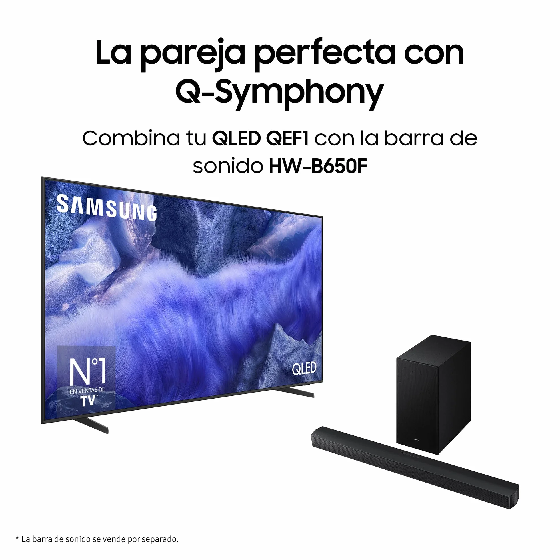Samsung TV 65 Pulgadas QLED QE1F 4K Smart TV con Vision AI, 100% Volumen de Color con Quantum Dot