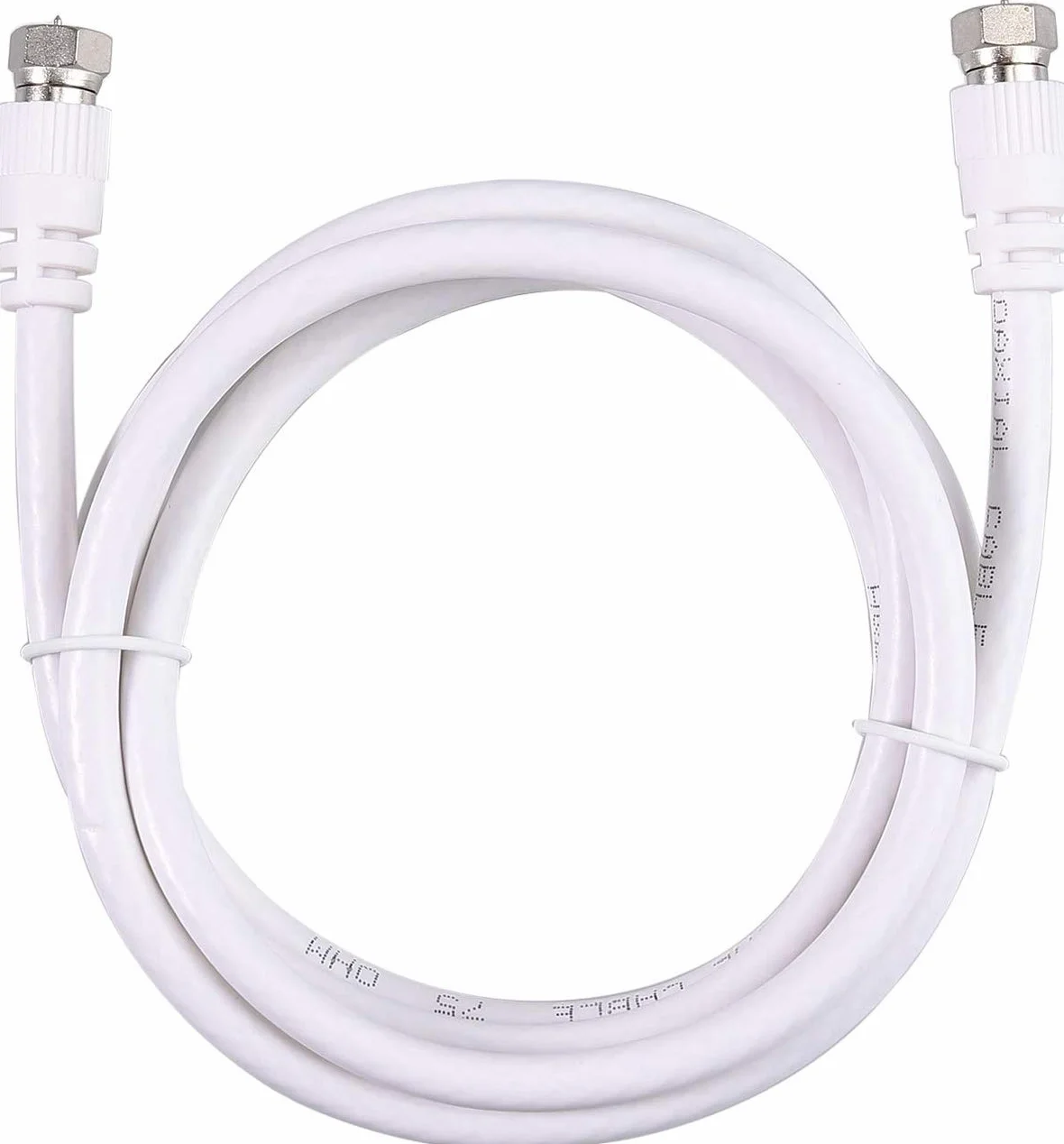 2 Vías Divisor de TV SAT 5-2500MHz Adaptador de Enchufe F Cable Distribuidor de Antena Splitter SAT Distribuidor de TV + 2 x Cable 1,5 m + 1 x F al Adaptador Coaxial + 1 x F a F Inline Joiner