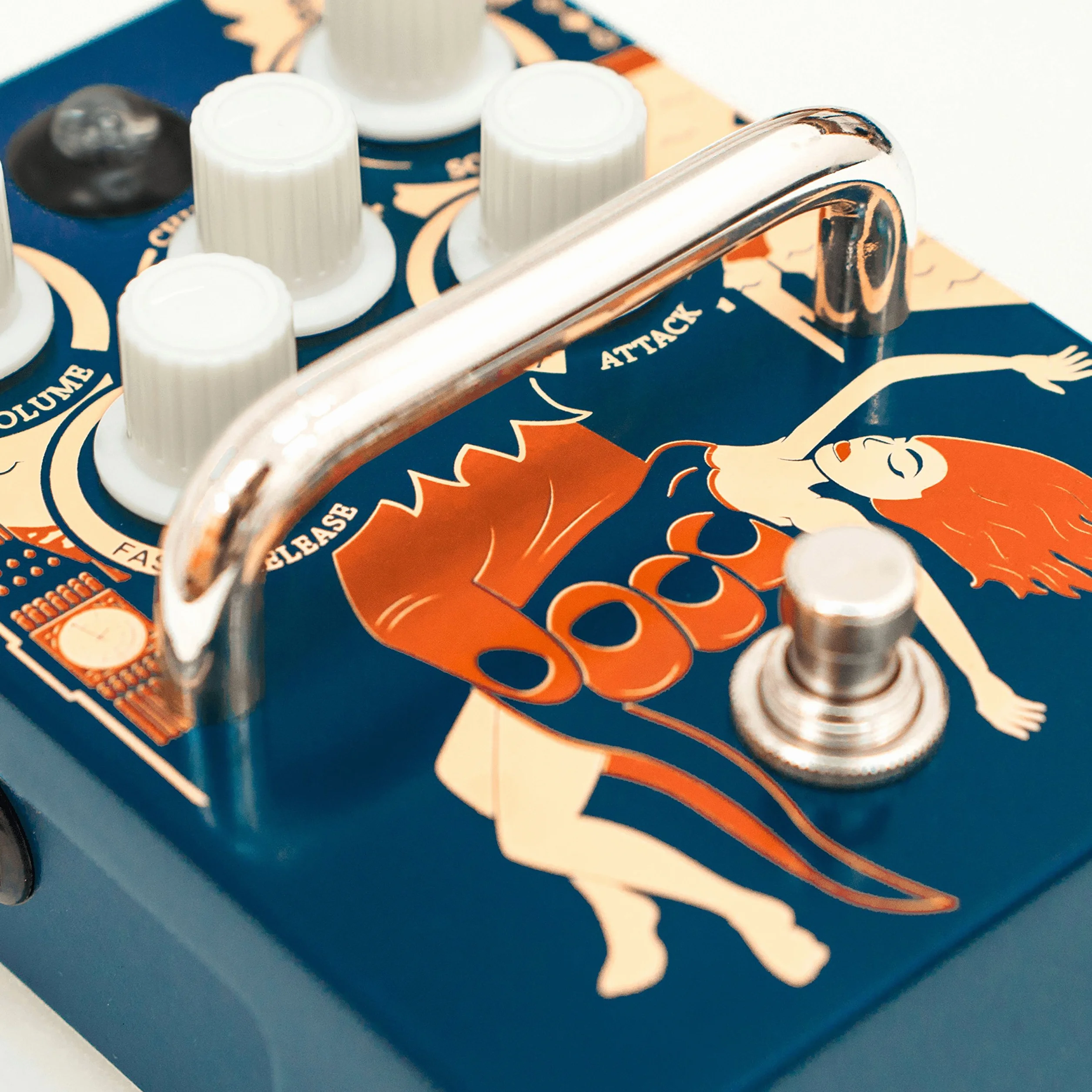 Orange Kongpressor - Pedal de efectos de compresión para guitarra analógica clase A