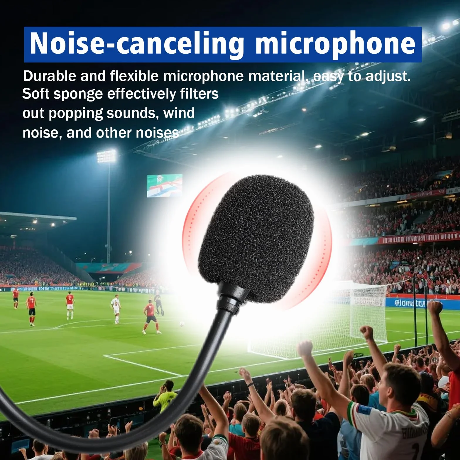 V6 V4 - Auriculares de comunicación de árbitro con Conector Jack de 3,5 mm, con Cable, fútbol, Hockey, Voleibol, Balonmano, Entrenador, Juez, intercomunicador, Radio, Auriculares compatibles