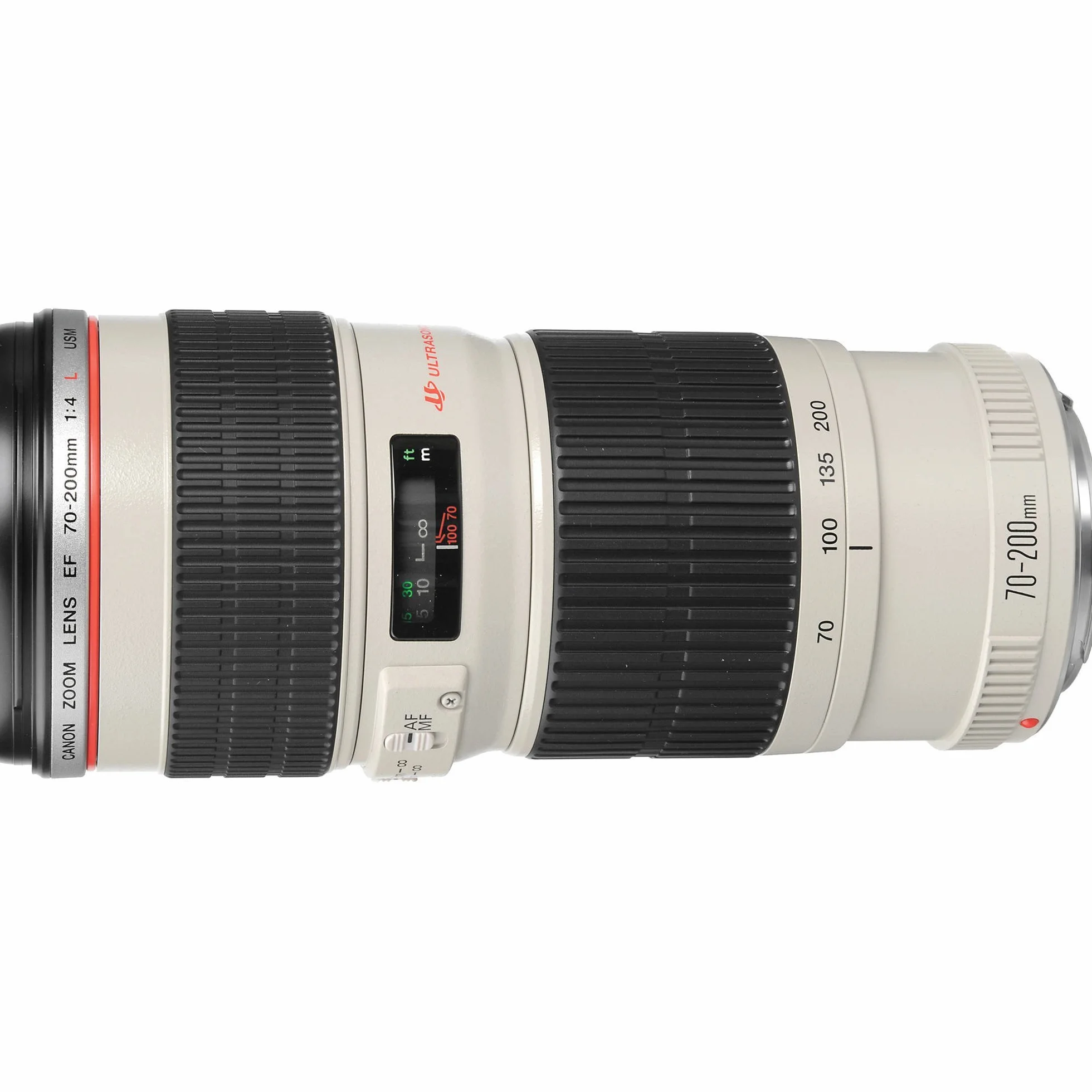 Canon EF 70-200mm f/4L USM Objetivo Zoom 70-200mm f/4-32 67mm Blanco Reacondicionado