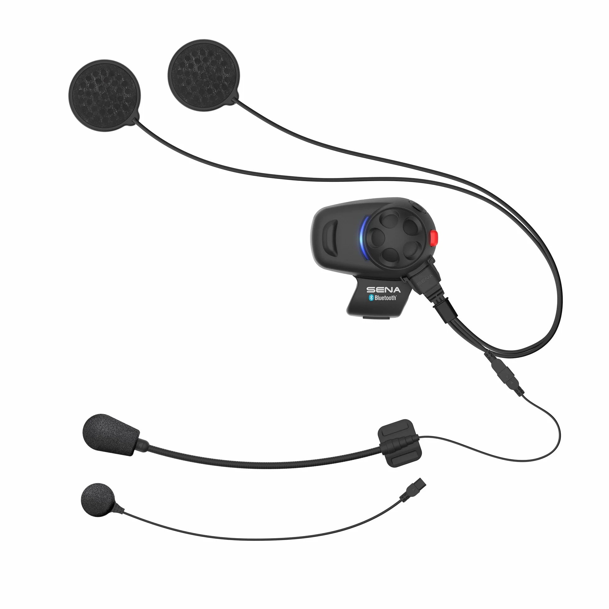 Sena SMH5-10 Kit de Auriculares Bluetooth Intercomunicador para Motos