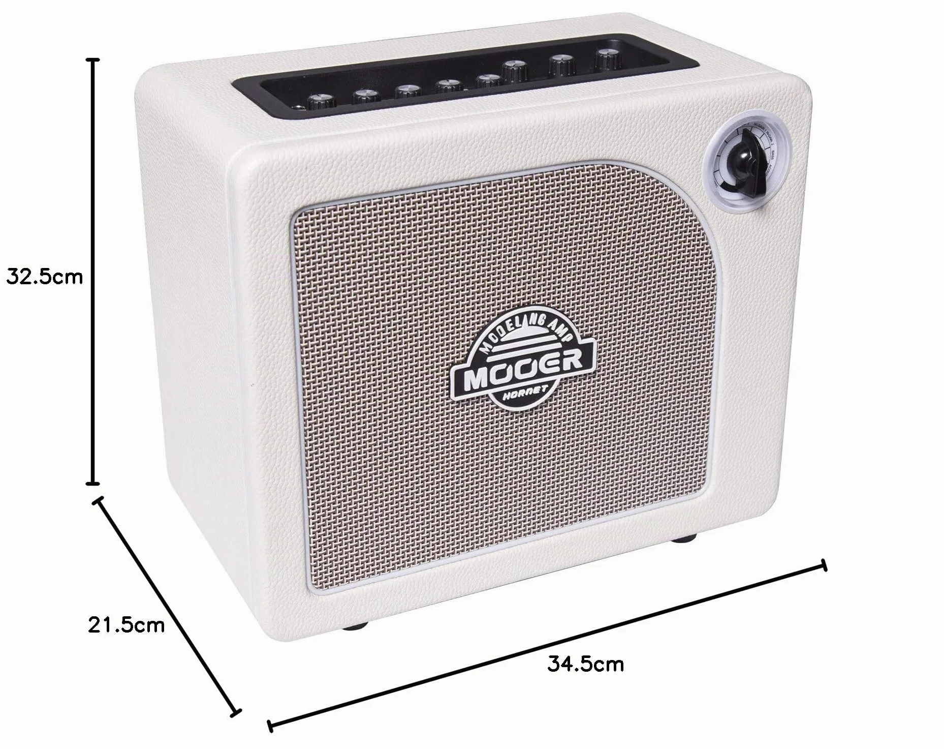 Mooer Hornet - Amplificador de guitarra (15 W), color blanco