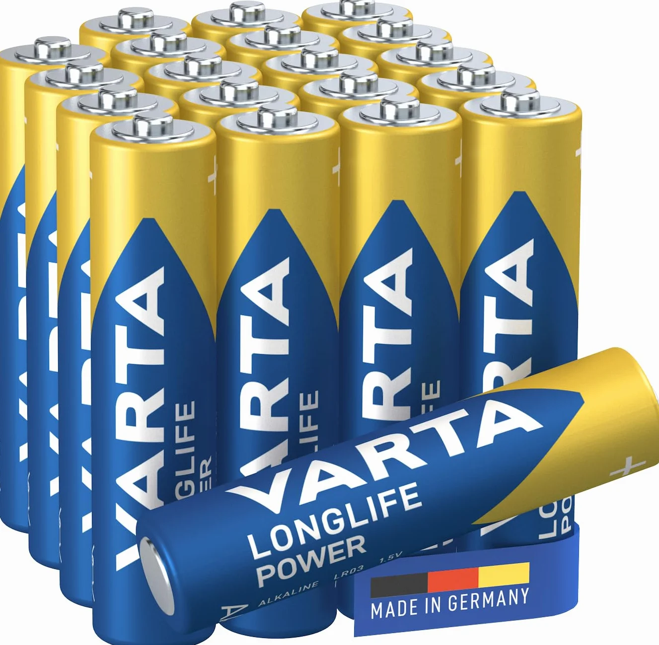 VARTA Longlife Power Pilas alcalinas AAA 1,5 V 20 Unidades