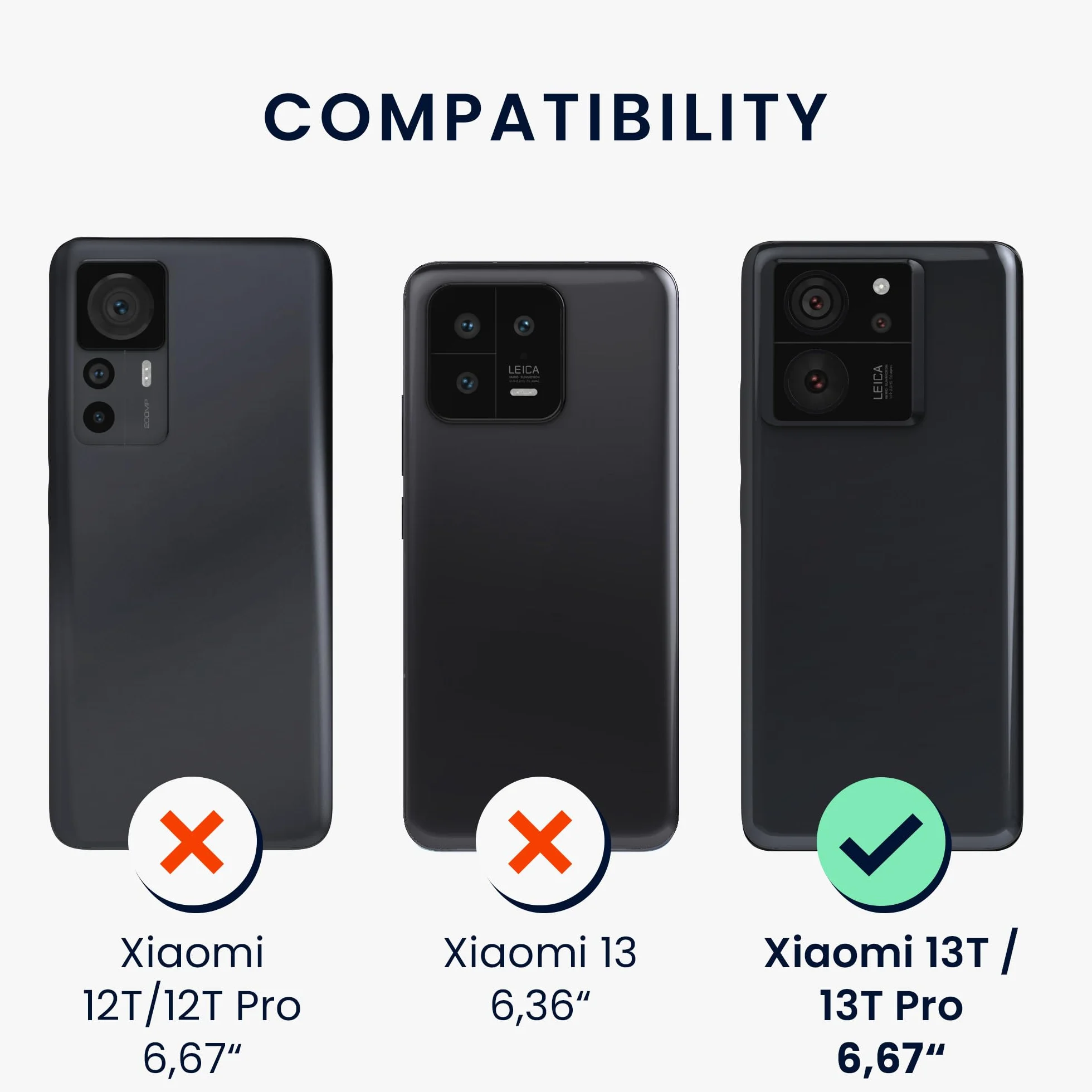 kwmobile Carcasa Compatible con Xiaomi 13T / 13T Pro Funda TPU Silicona Rosa neón