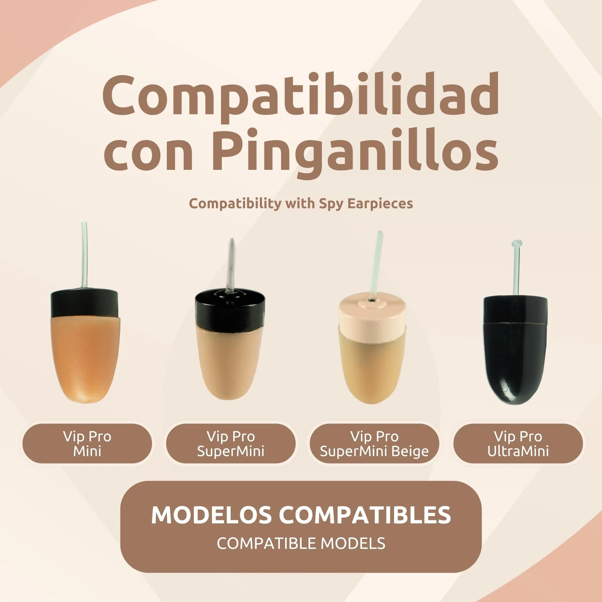 PingaOculto Pinganillo Examenes VIP Pro Invisible y Oculto - Pilas de Botón Óxido de Plata Voltaje de Pila 1,55 V 8 mAh (10 Unidades de Pilas 337 - SR416SW para Pinganillo VIP Pro Mini o Supermini)