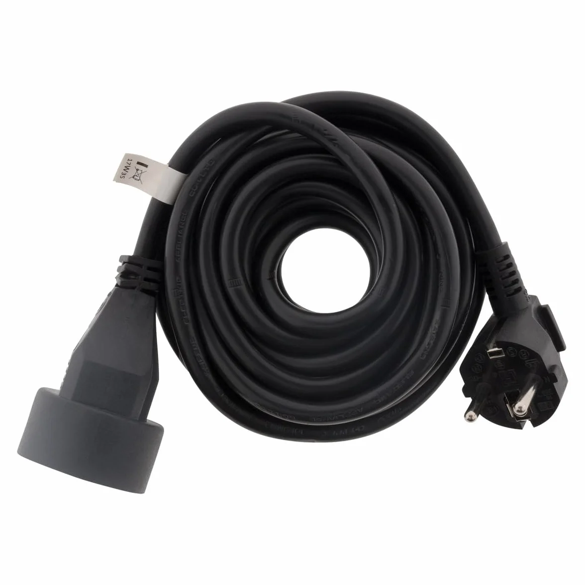 Zenitech Alargador 16A HO5VV-F 3G1.5mm² 3m Negro