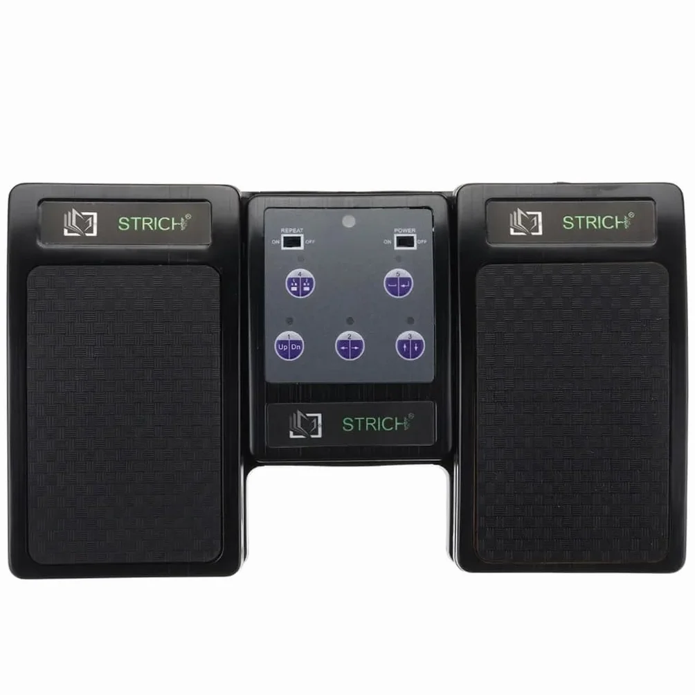 Strich BT-FP2 - Pedal inalámbrico de nodo/interruptor lateral para móviles y tablets