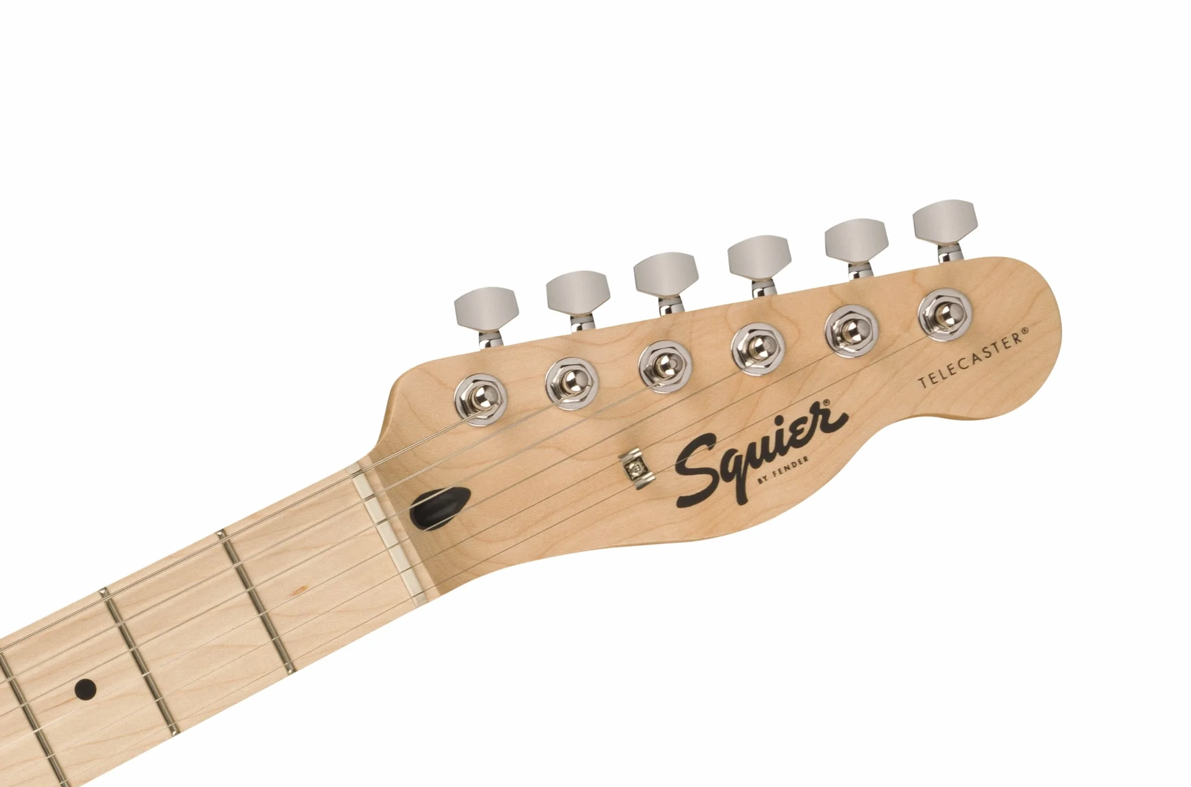 Squier by Fender Sonic Telecaster, Guitarra Eléctrica, Diapasón de Arce, Golpeador Negro, Butterscotch Rubia, Incluye cursos virtuales gratuitos en Fender Play