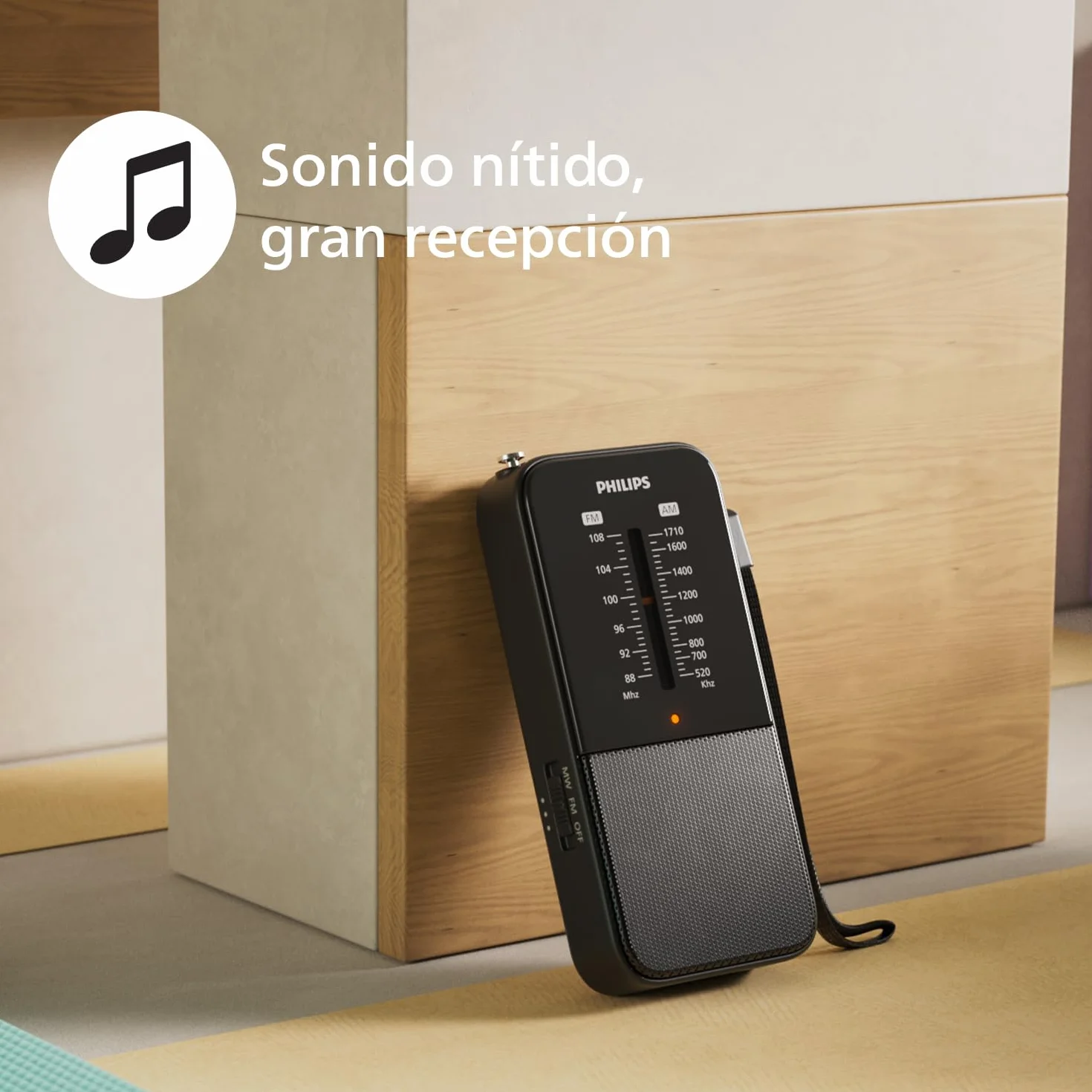 Philips TAR1509 Radio Portátil FM/MW