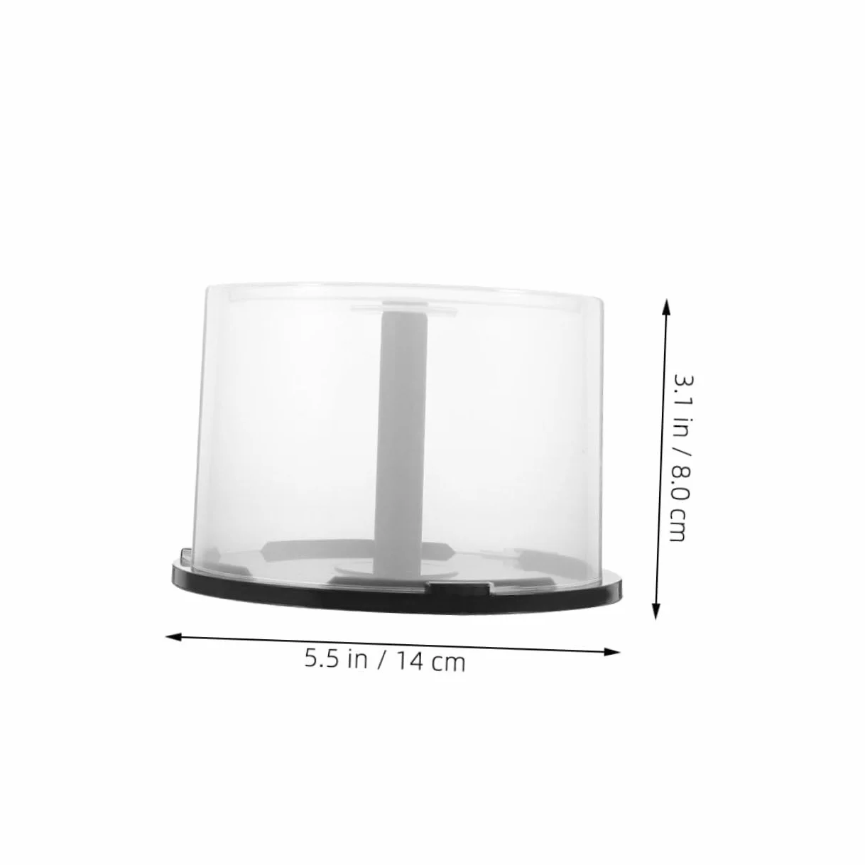 BESTOYARD Organizador De Cds y Dvds Compacto 3 Piezas Para 50 Discos, Caja De Almacenamiento De Plástico Transparente, Diseño Apilable y Portátil Para Uso Coche y Hogar