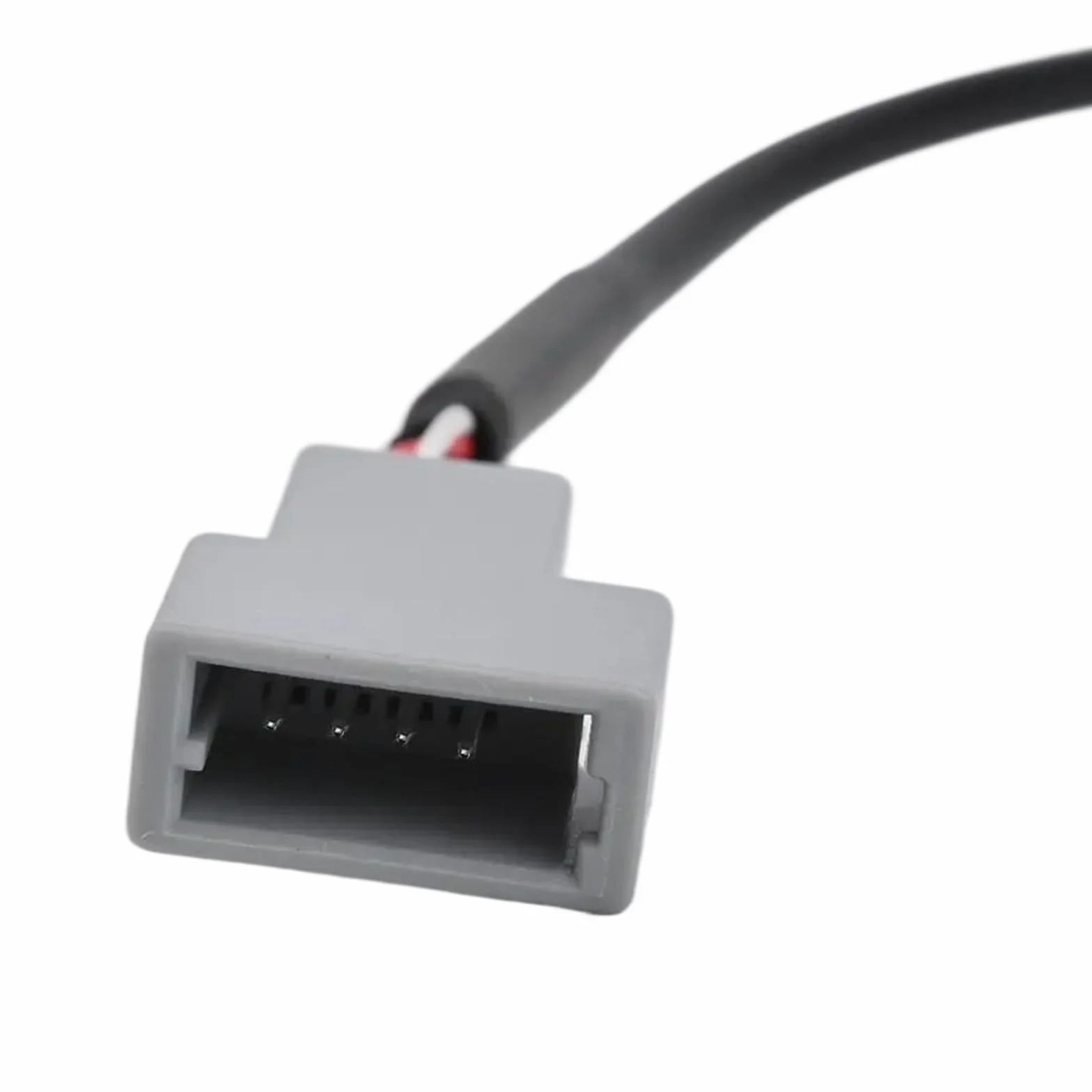 Cable adaptador USB para for kia para for hyundai para for android Multimedia de 4 pines hembra a macho Material ABS negro se adapta a radio de coche USB2.0 20CM conexión segura (USB)
