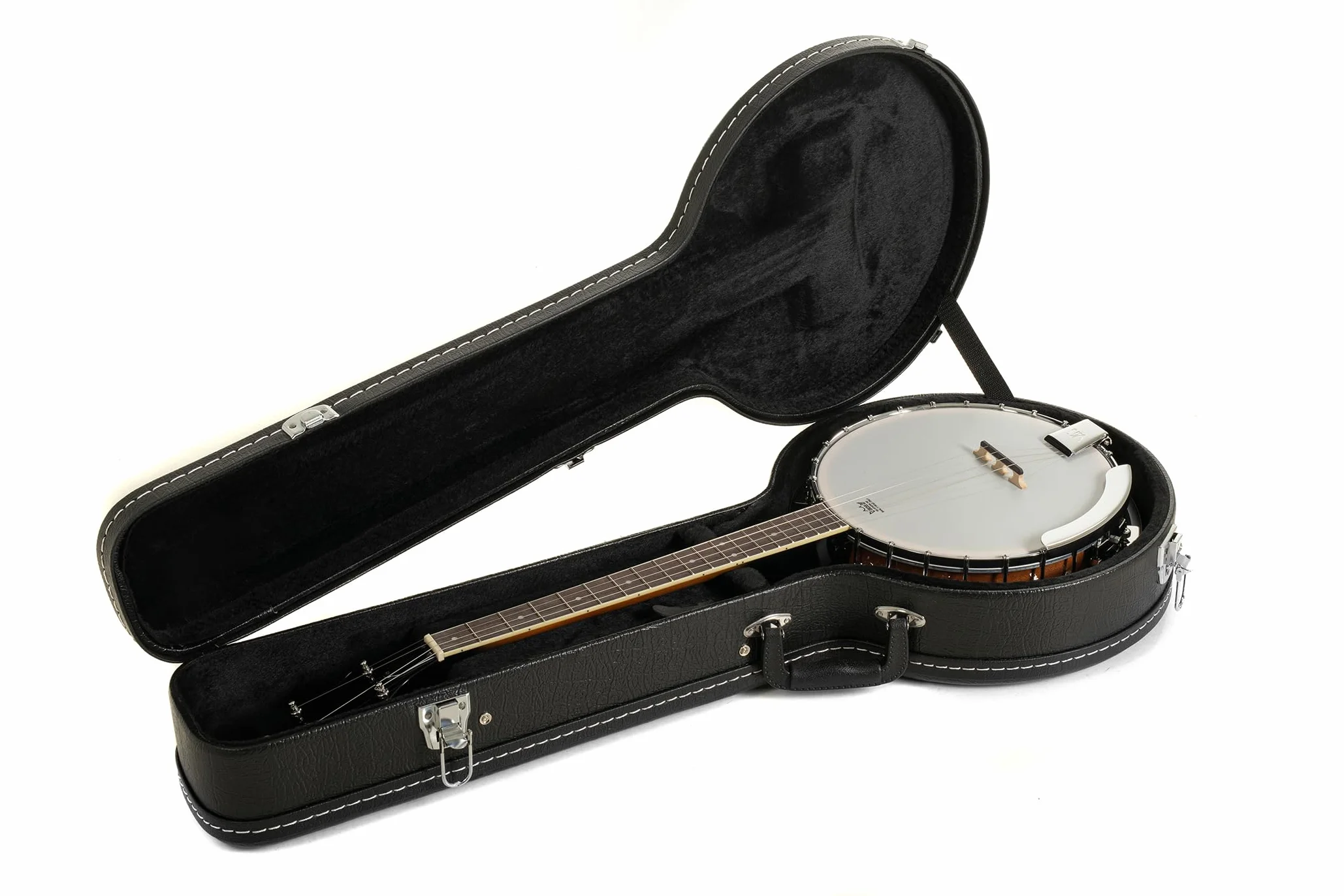 Gewa 505015 Banjo Select 4 Cuerdas, Parche Original Remo, con Estuche