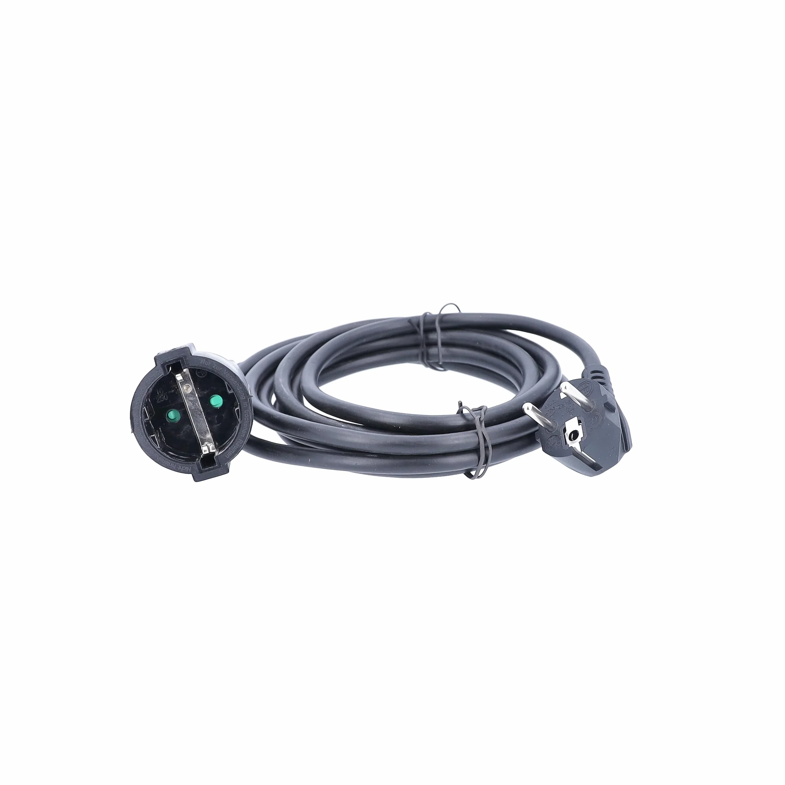 Schwabe alargador de cables 3 m H05VV-F 3G1,5 230V 16A 3500W IP20 Negro
